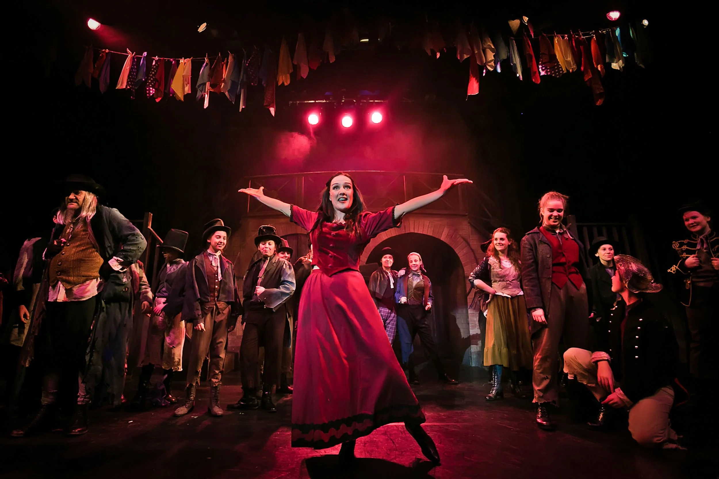 nancy in oliver performance on stage musical theatre production dramatic photography