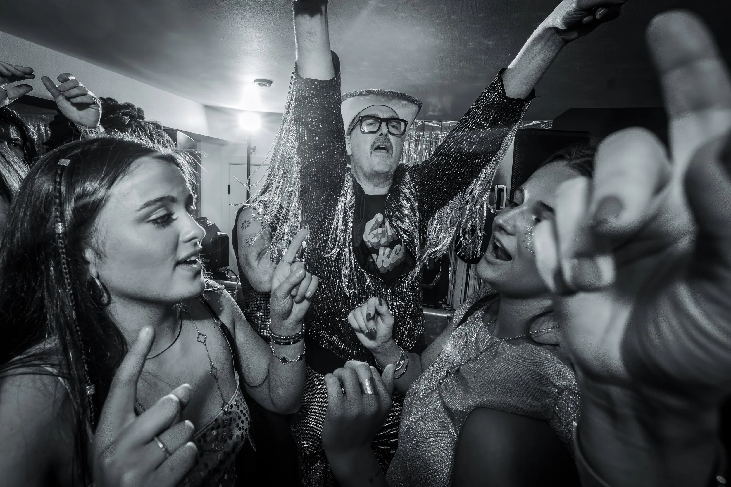 guests dancing at private birthday party in manchester