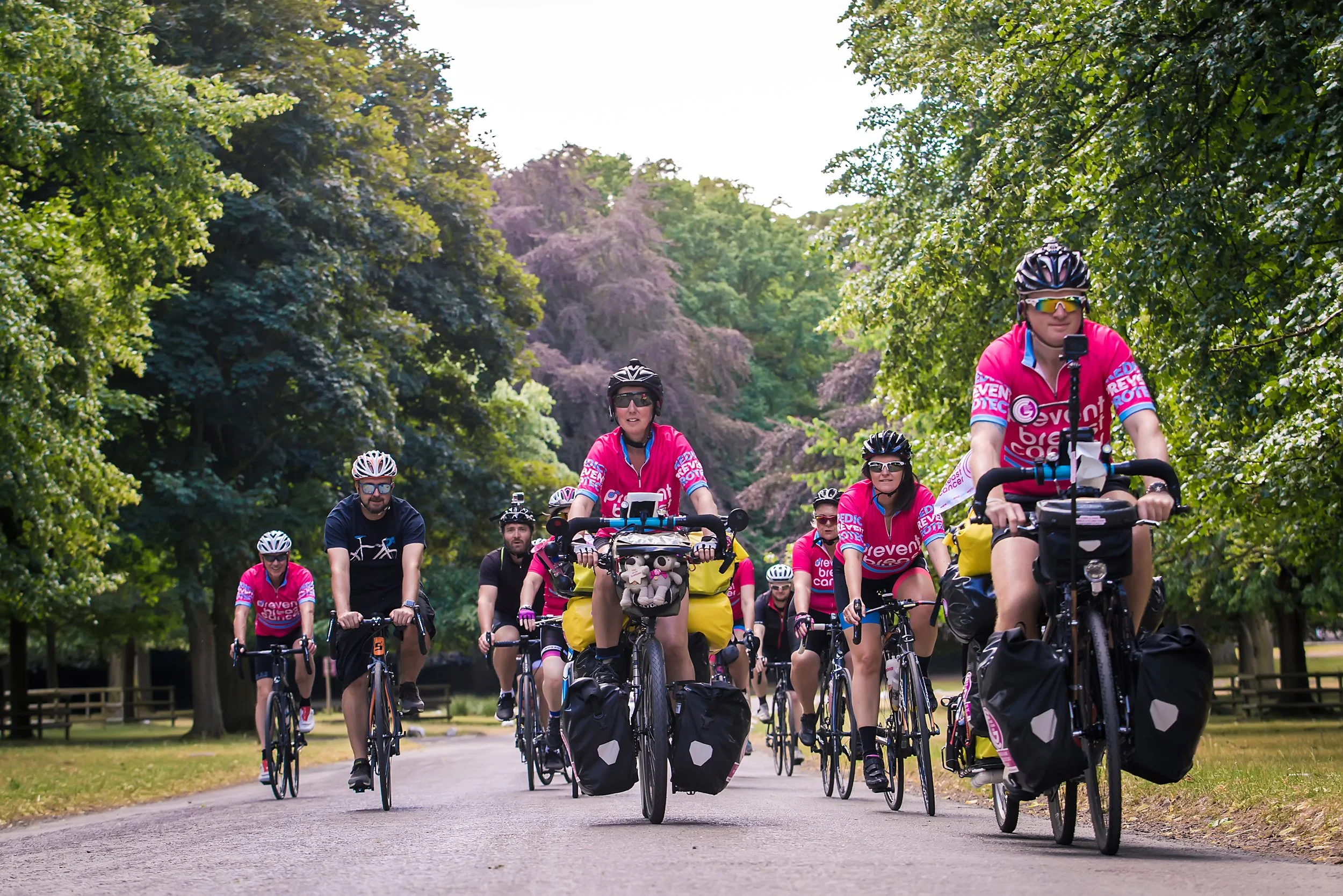 charity event bicycle ride photography