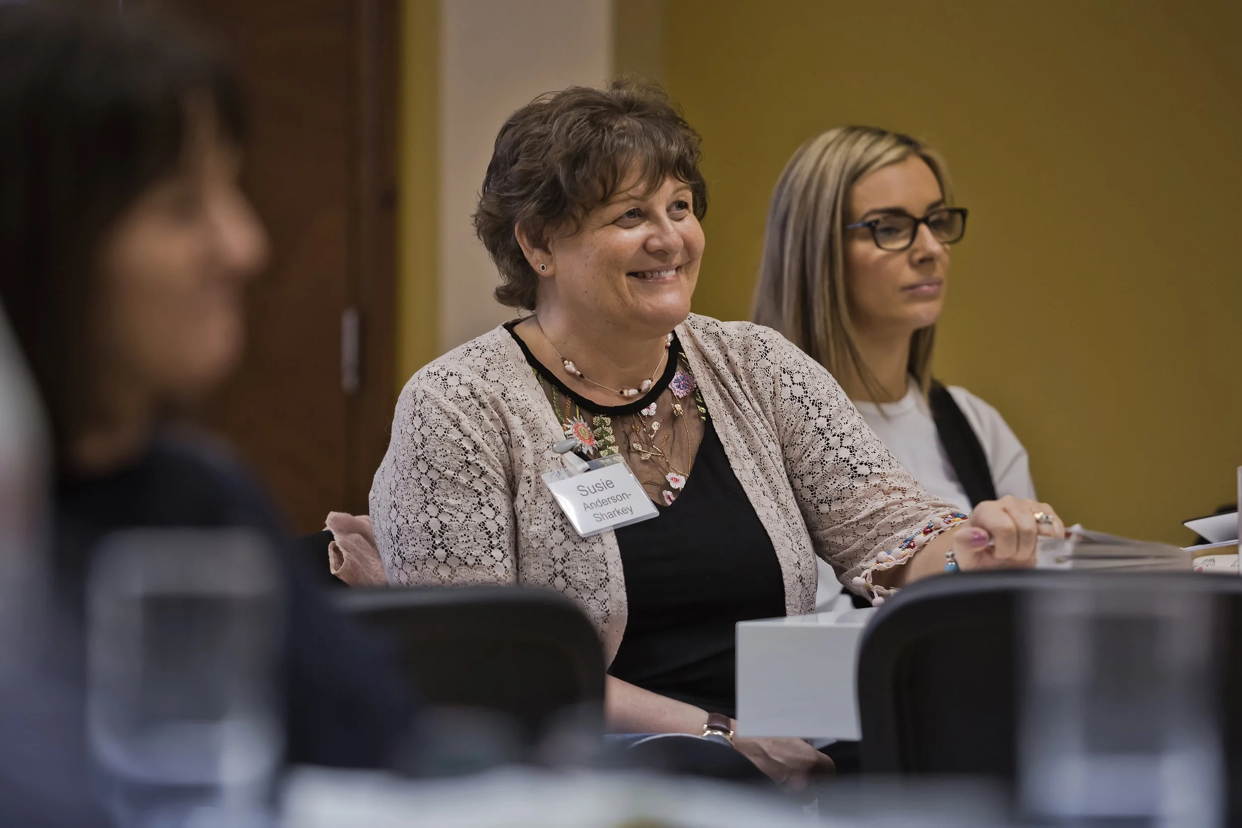 Delegate participating in a professional development workshop