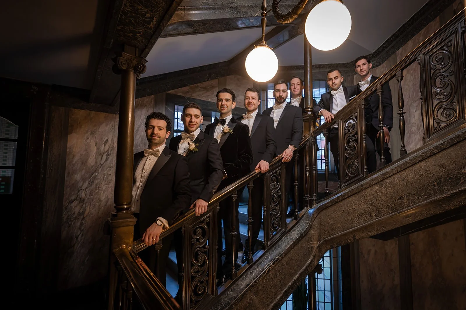 groom portrait during wedding at kimpton clocktower manchester