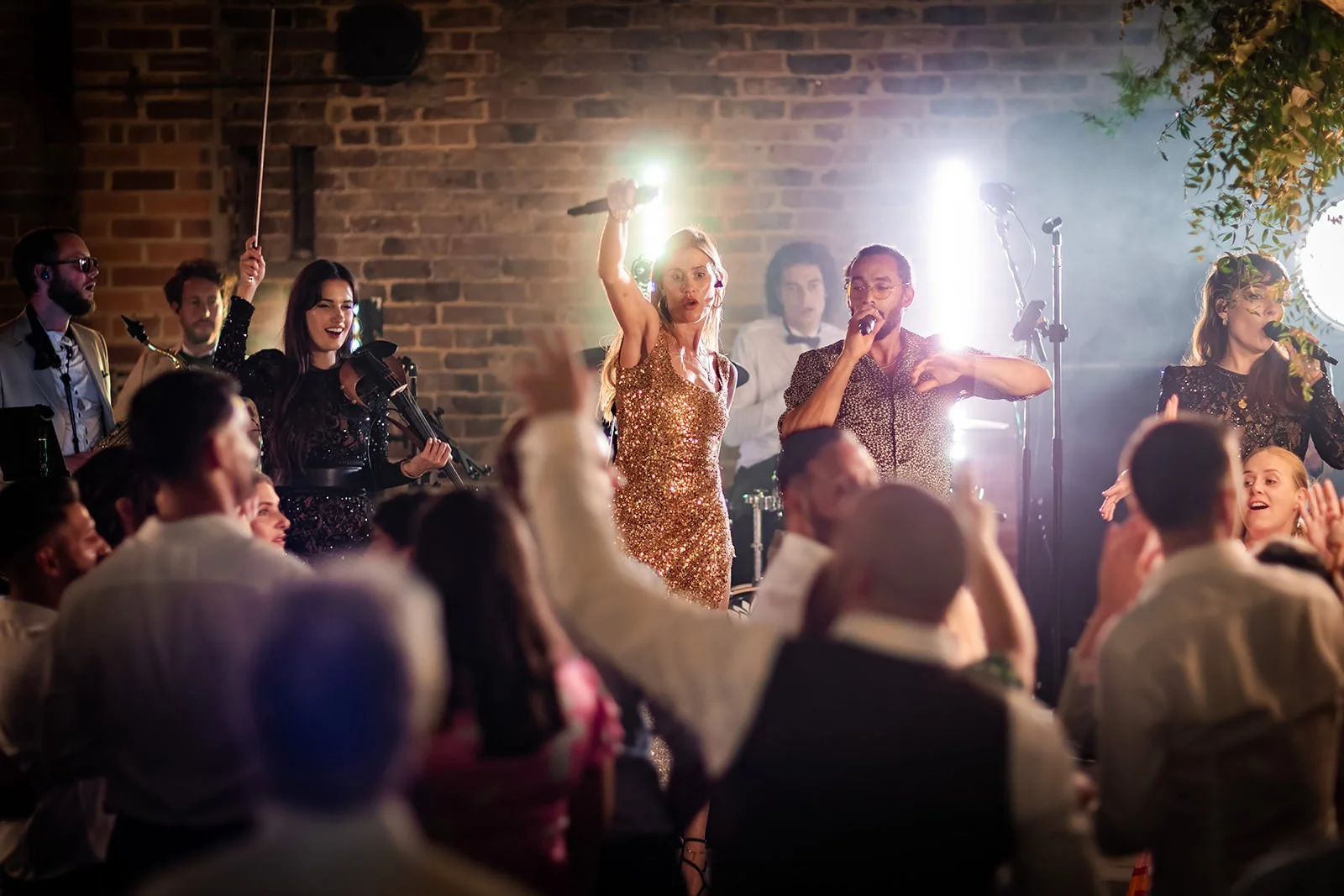 wedding reception party at white syke fields in yorkshire