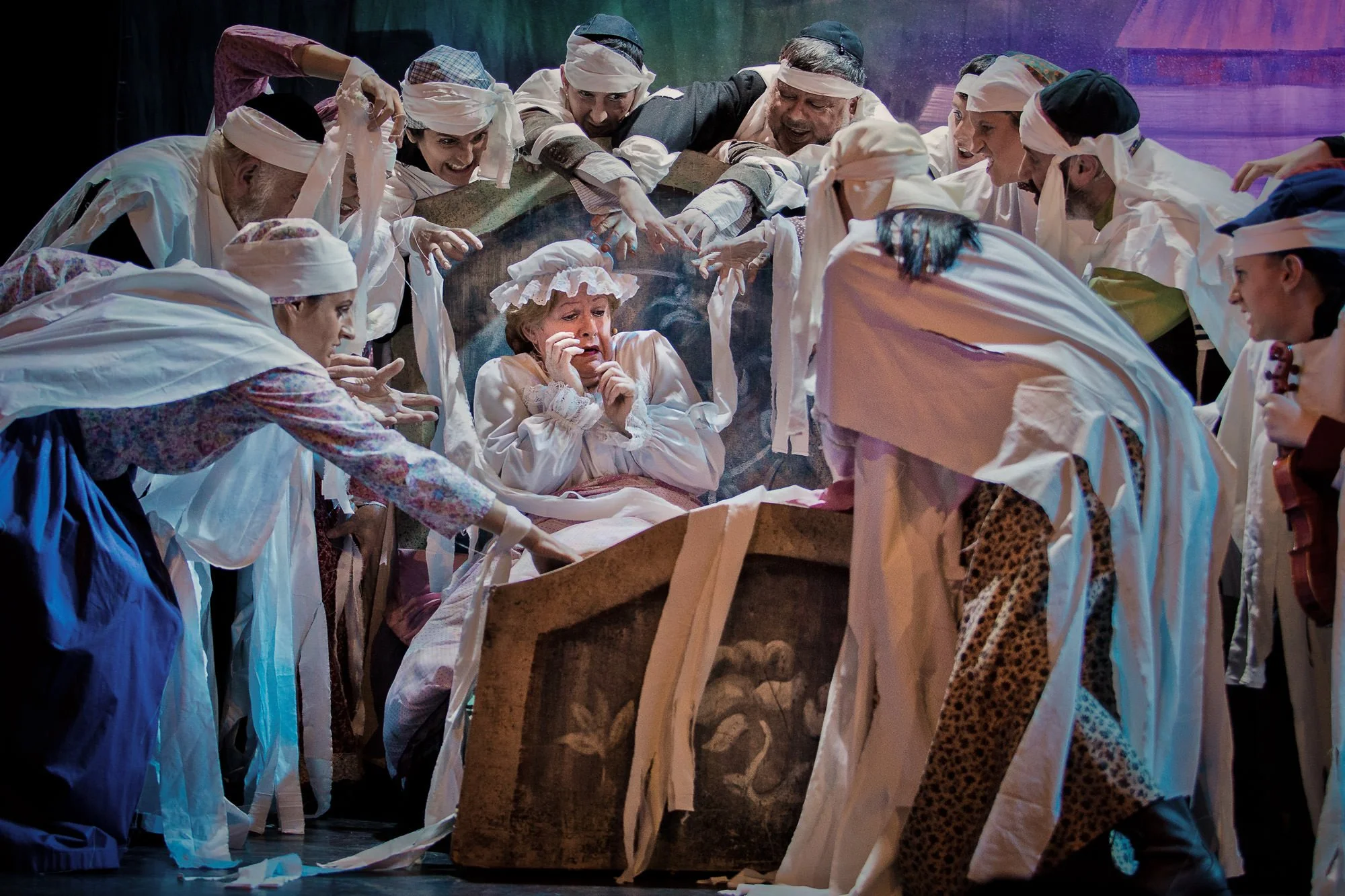 fiddler on the roof dream scene musical theatre performance photography with lighting