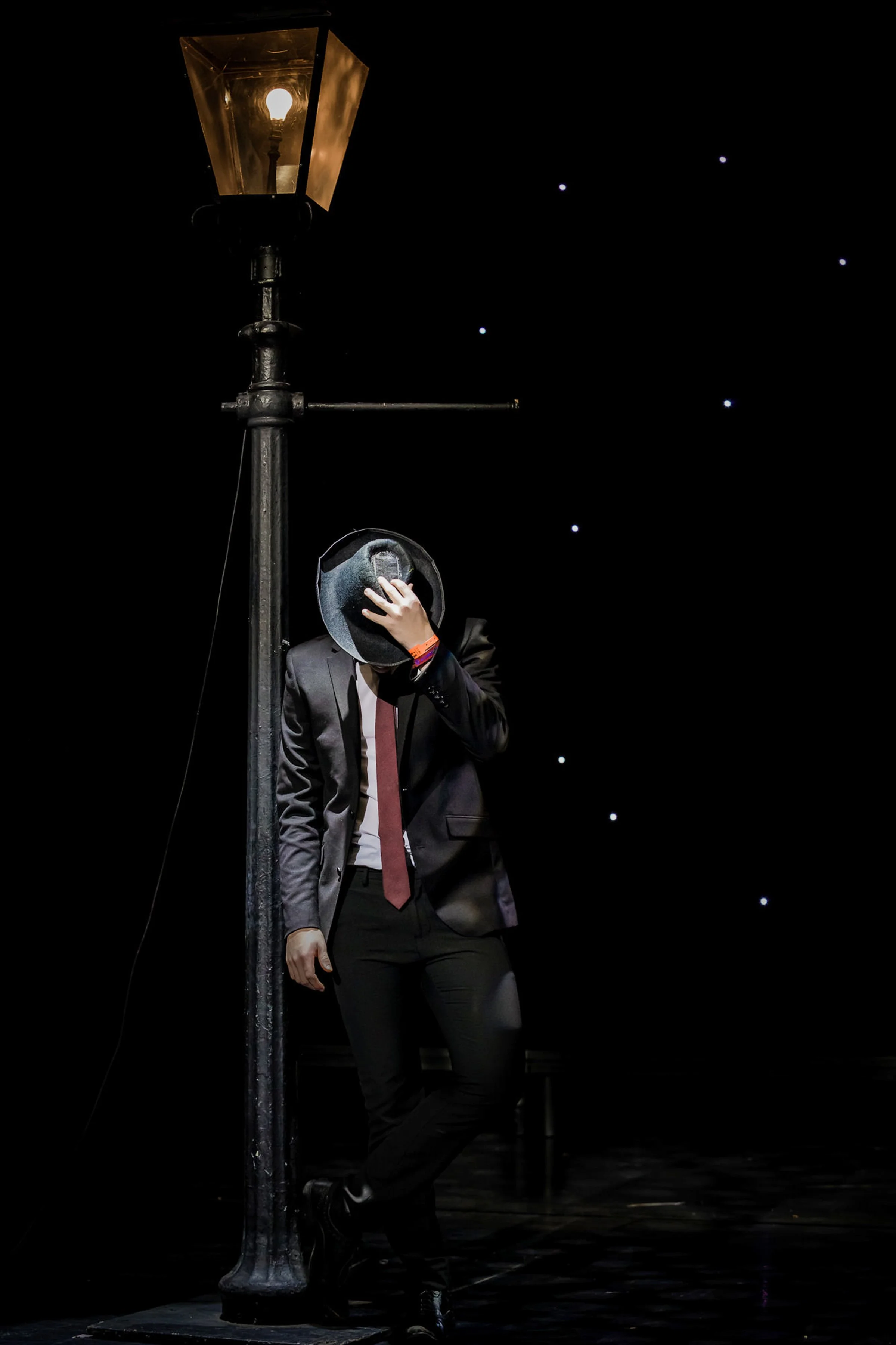 bugsy malone musical theatre production photography on stage with lighting