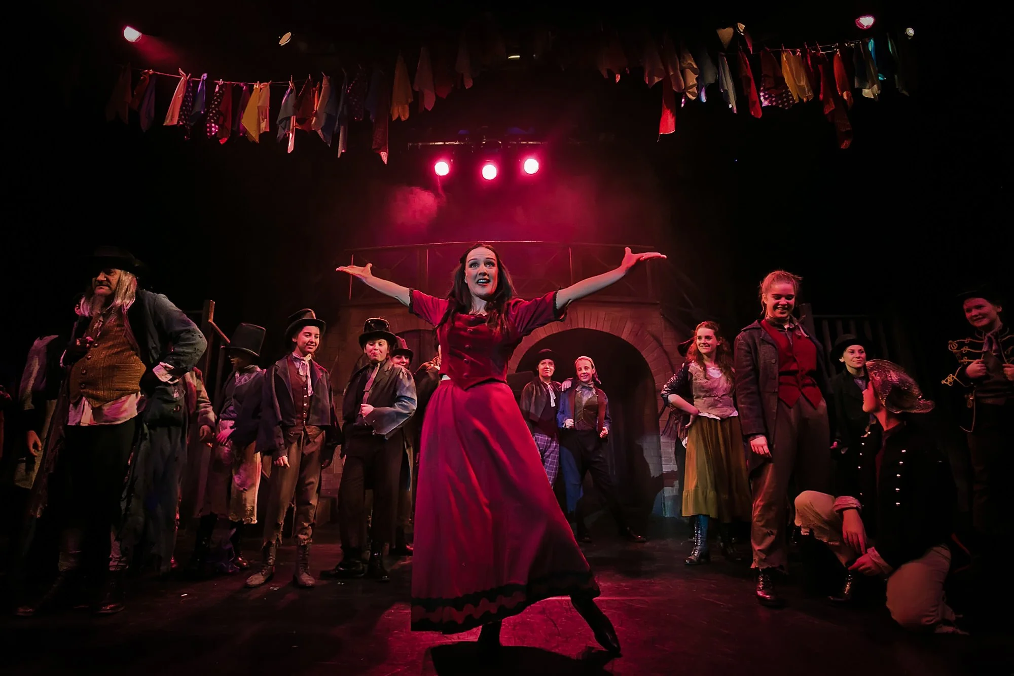 nancy in oliver performance on stage musical theatre production dramatic photography