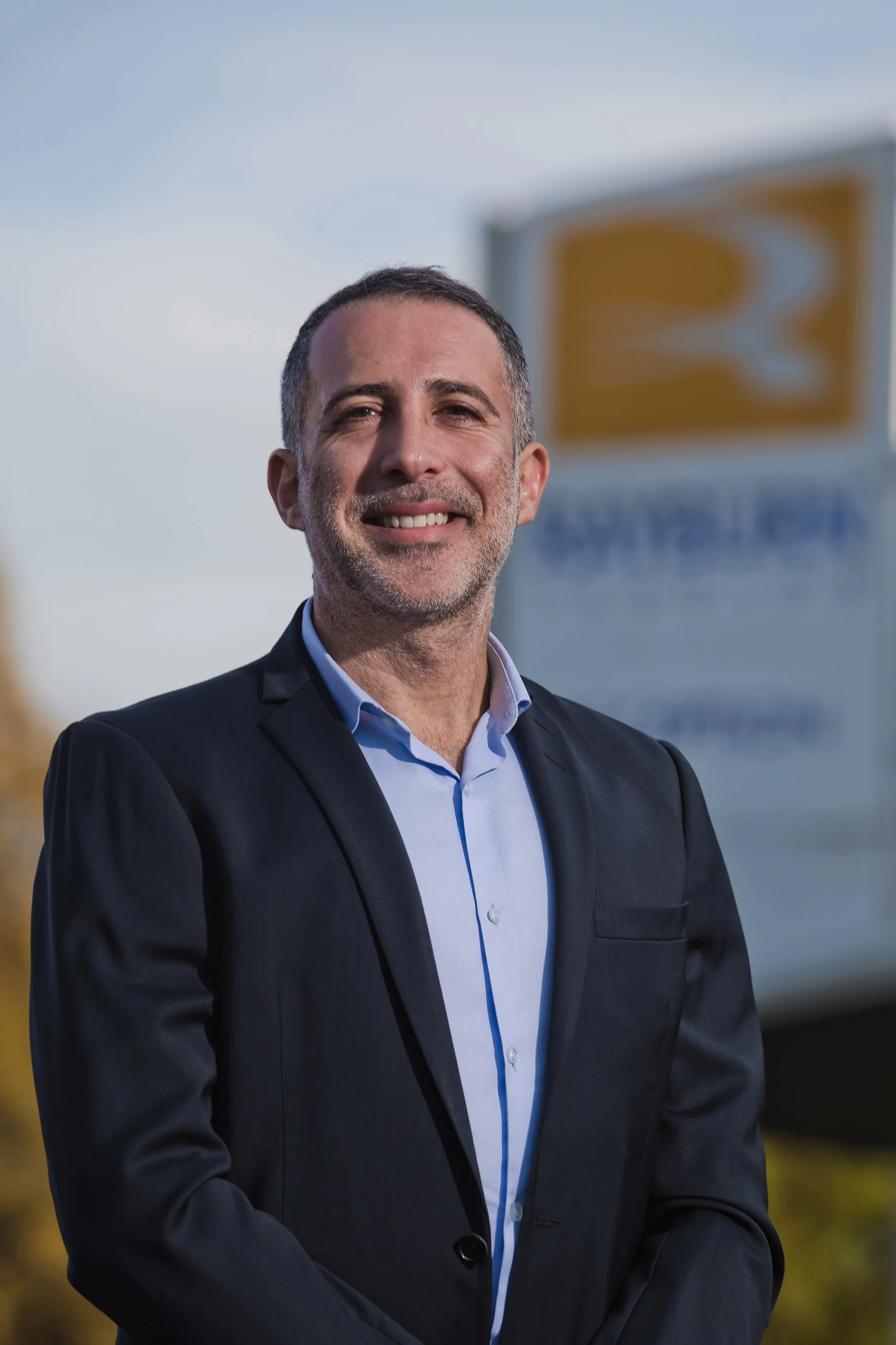 Executive business portrait photographed on location