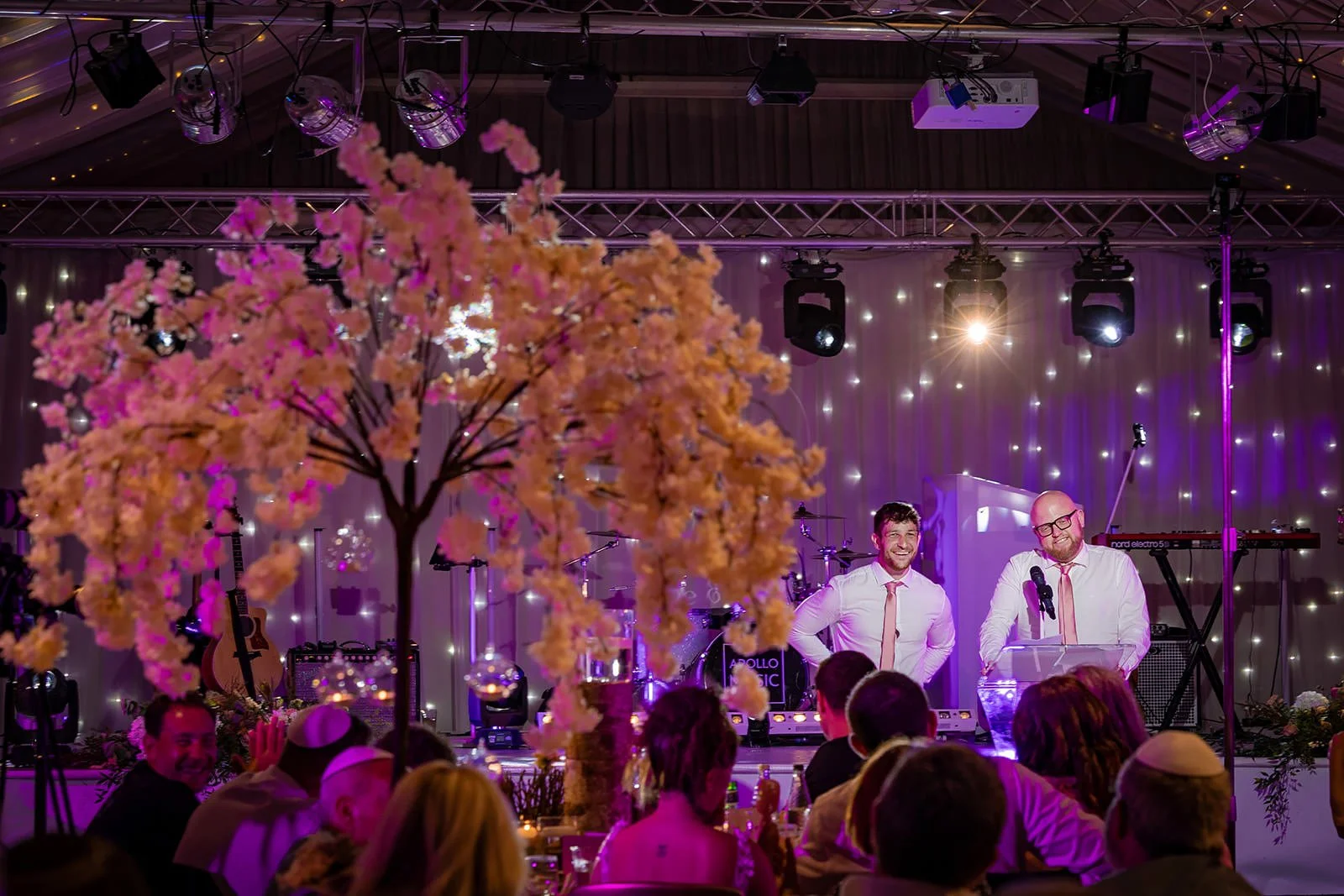 best men wedding speech during reception at heaton house farm in macclesfield
