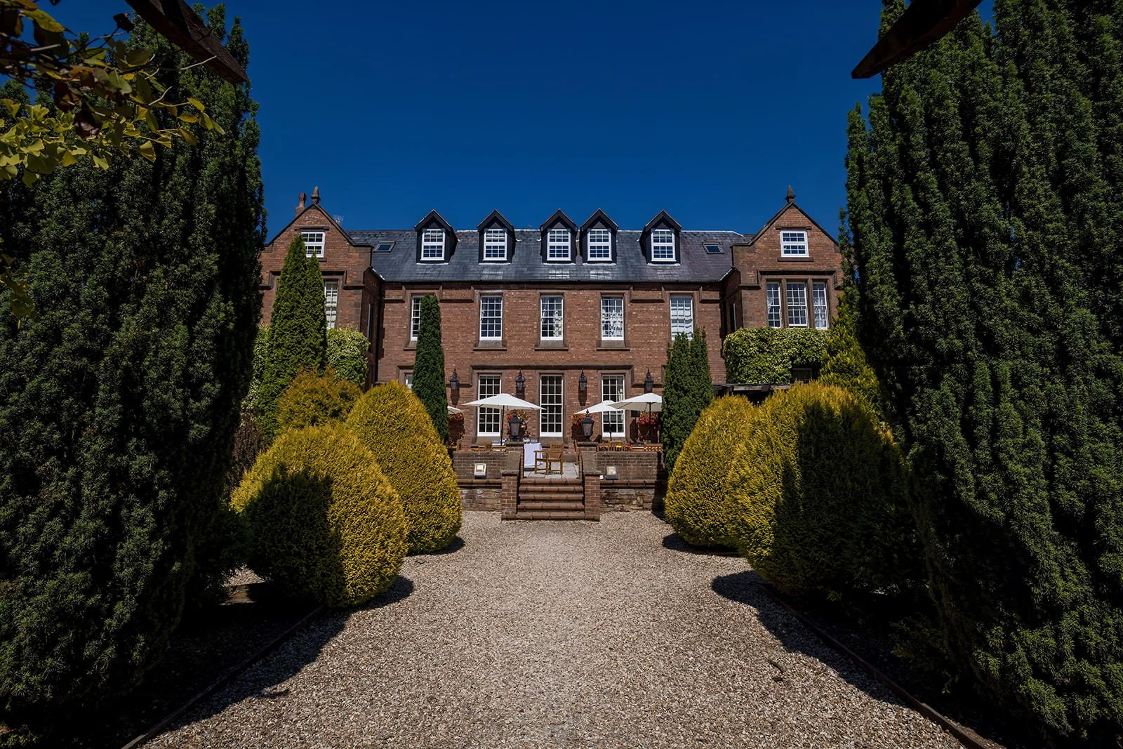 nunsmere hall wedding venue cheshire exterior