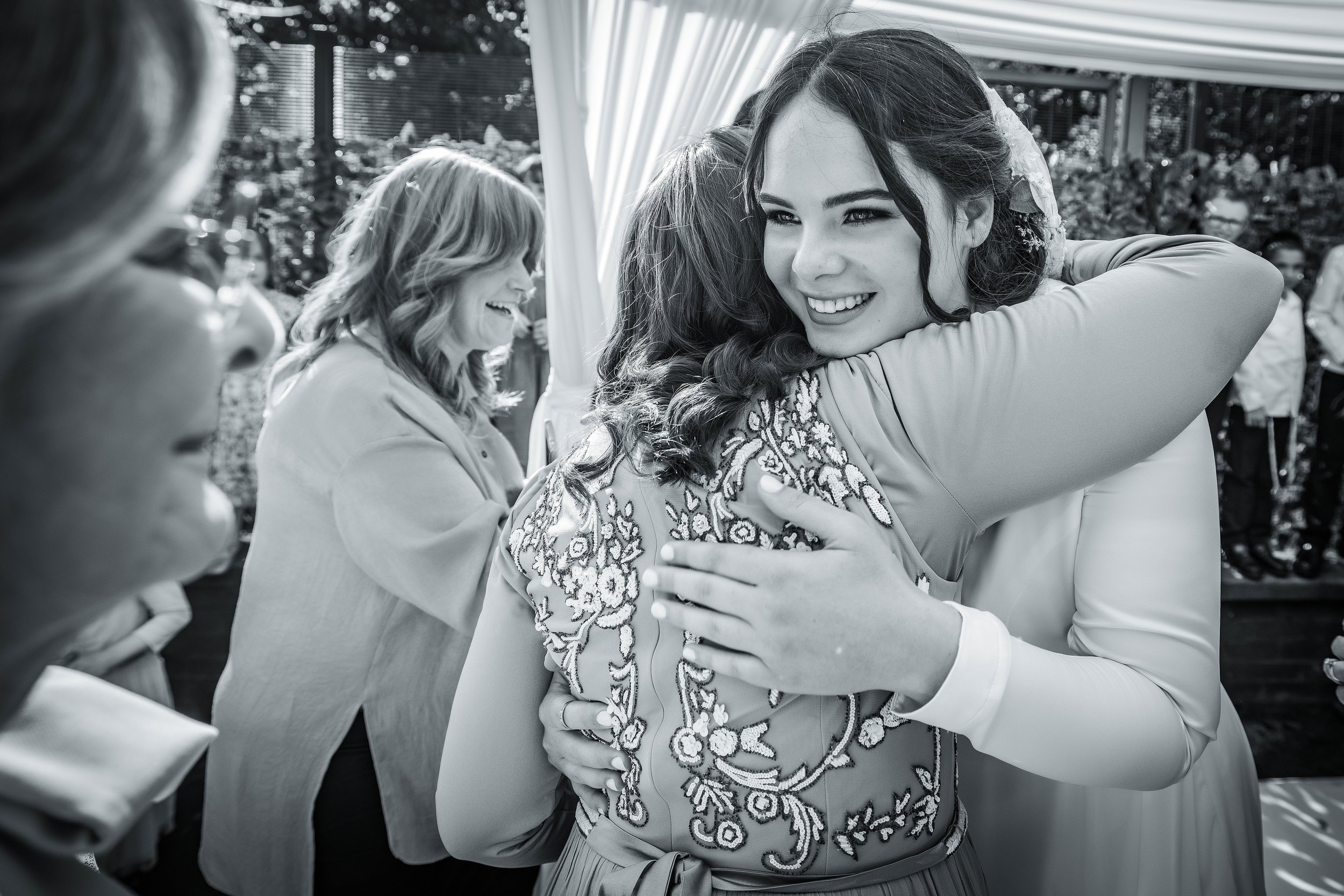 kallah bride under chuppah at charedi jewish wedding ceremony