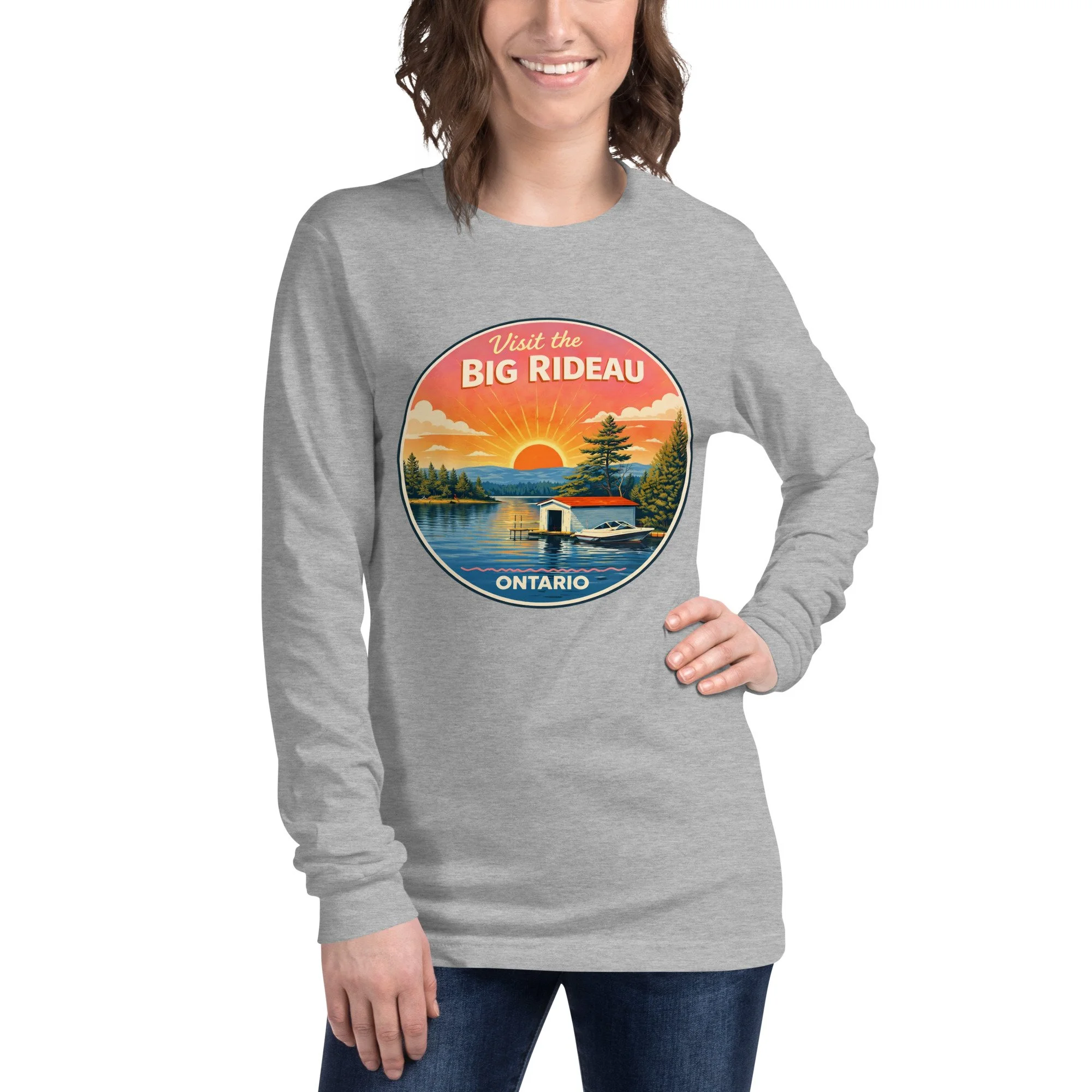 Unisex Long Sleeve Tee Big Rideau
