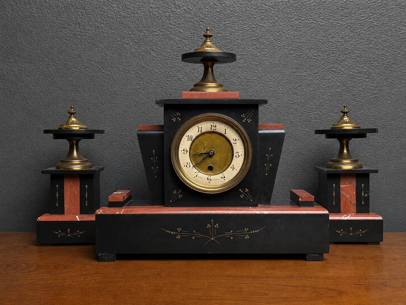 Art Deco Clock Garniture Styling: What Belongs Beside the Clock You Already Have
