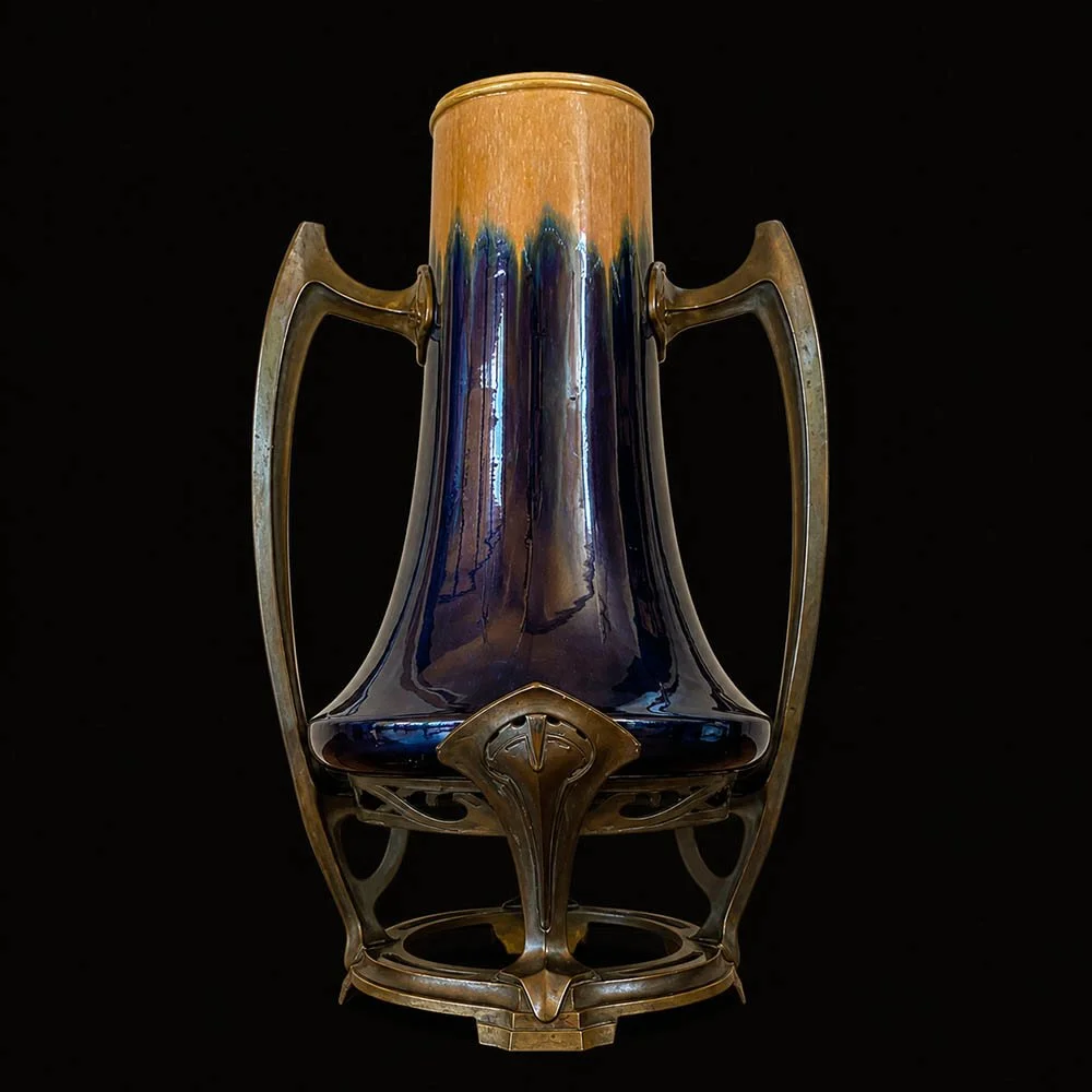Art Nouveau Bronze Vase