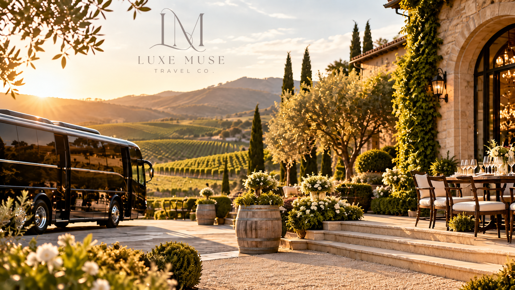 Vines & Views - Wine Country Coach Experience - Saturday, August 21, 2027