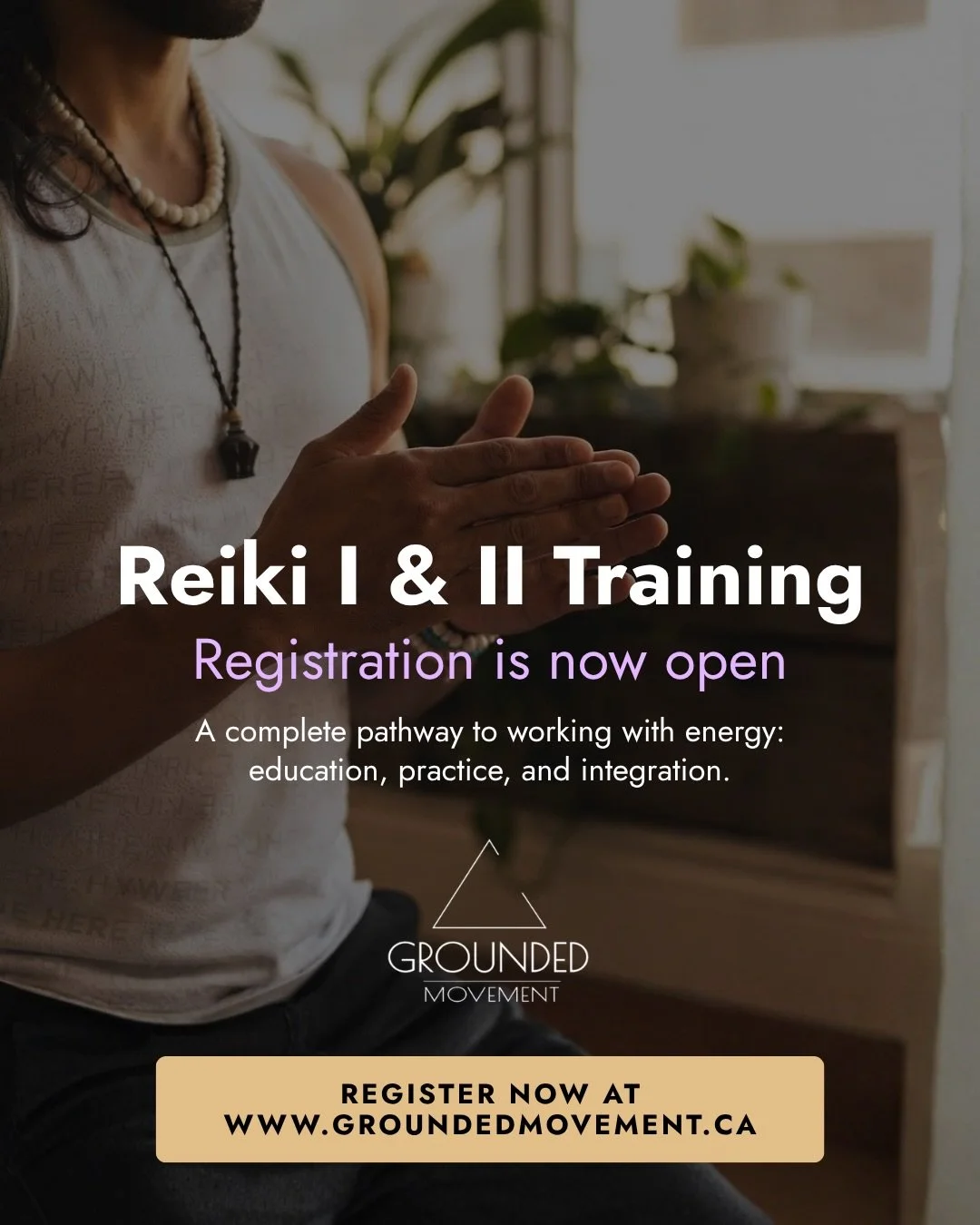 ✨ Reiki Level I &amp; II Training is now open.

Discover the practice of Reiki through traditional teachings, practical experience, and personal transformation.

Throughout this hybrid training, you&rsquo;ll:
&bull; Learn the foundations of Holy Fire
