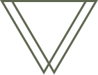 A minimalist black triangle with a smaller, inverted triangle inside, creating a layered geometric design.