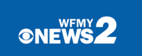 WFMY News 2 logo with blue background and white text