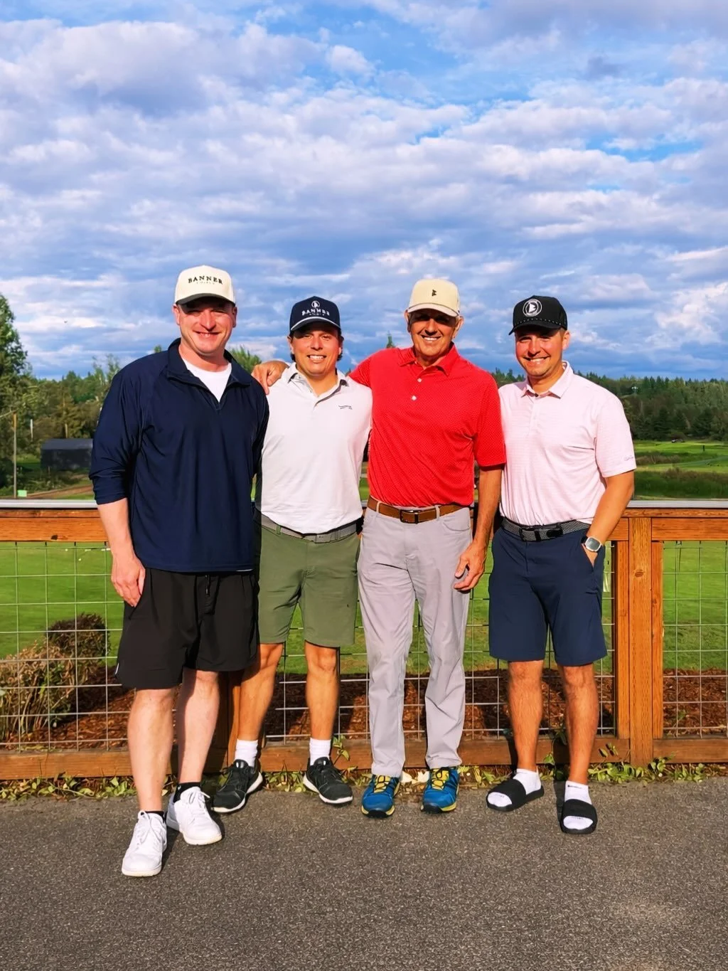 The boys rocking BA at Willows Run! #golf #bannerathletic #birdies #thebannershow #theboys