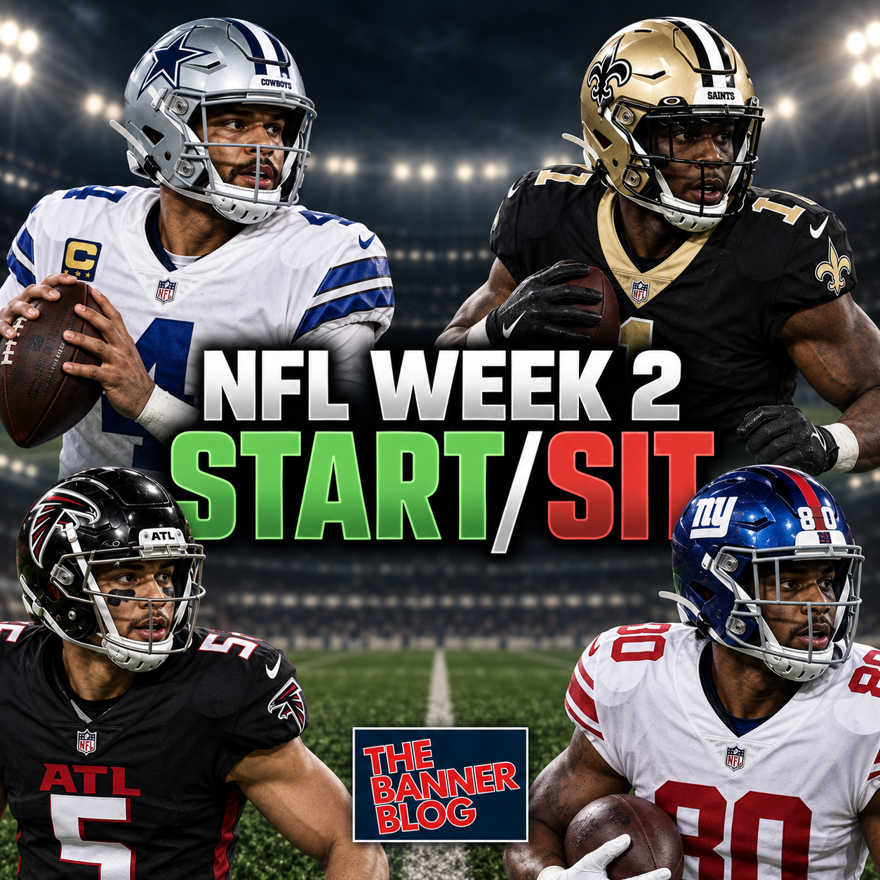NFL Week 2 Fantasy STart/Sit