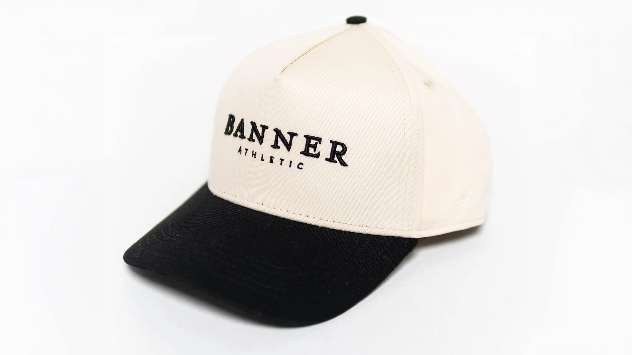 The Standard Cap — Cream / Black