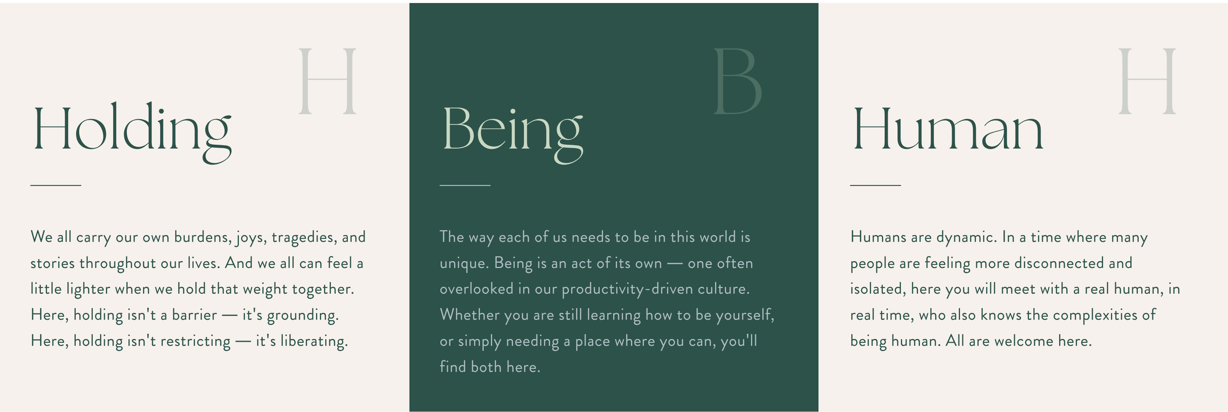 We all carry our own burdens, joys, tragedies, and stories throughout our lives.