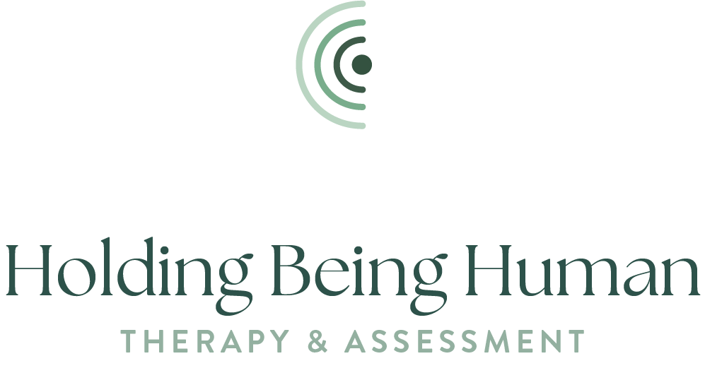 Holding Being Human Vertical Logo