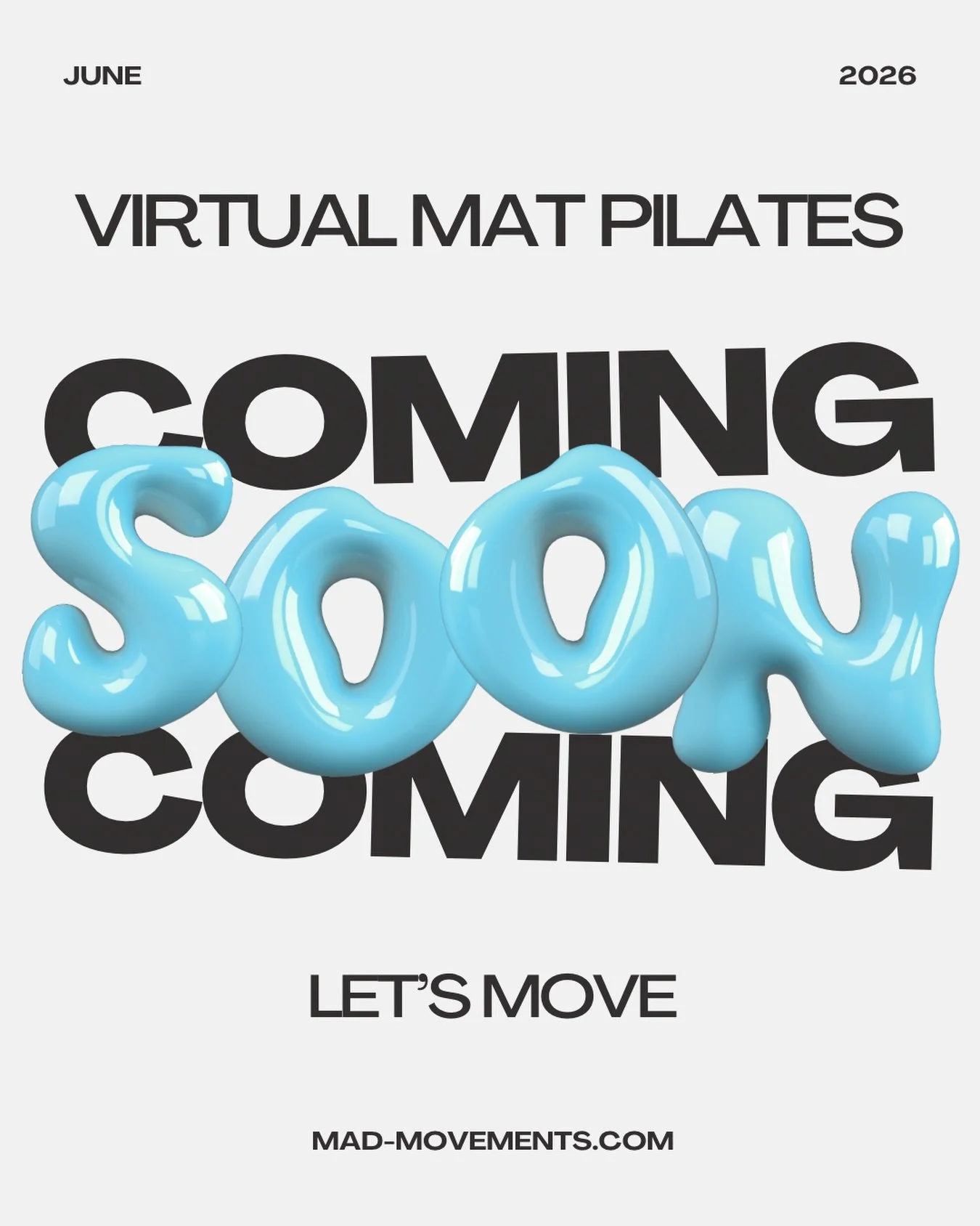 ✨ BIG NEWS ✨
Starting June 1st, I&rsquo;ll be hosting two virtual Mat Pilates classes each week!

🗓 Mondays + Tuesdays
⏰6:30 PM EST
💻 From anywhere

Whether you&rsquo;re a beginner or a regular mover, I&rsquo;d love to have you join me from whereve