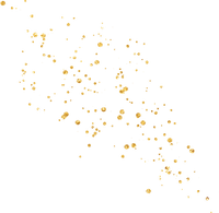 Golden confetti scattered against a black background.