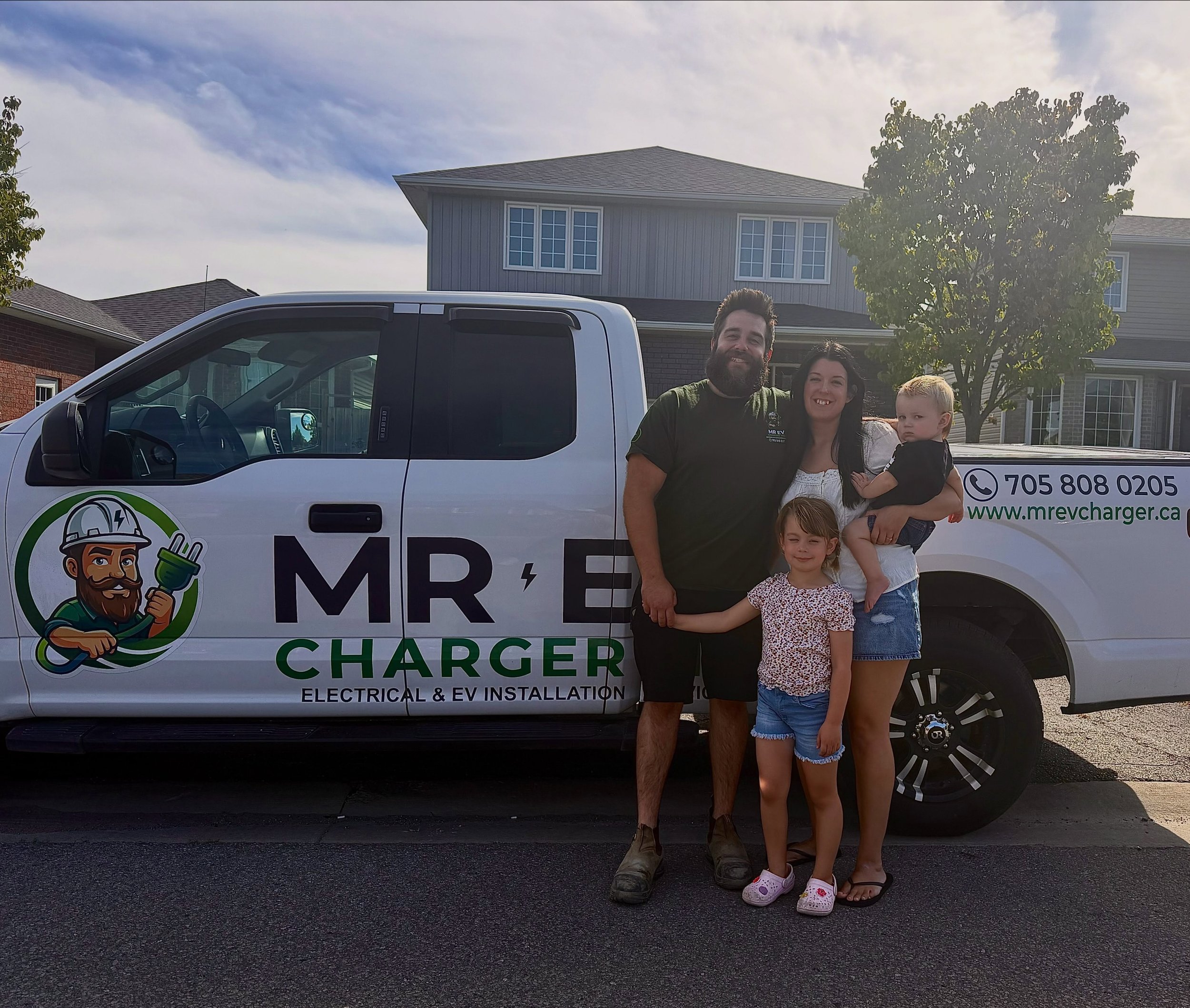 Little man wasn&rsquo;t having it&hellip;.. but happy October from our family to yours. ☺️
-
-
looking for electrical services and EV Charging solutions in the Kawartha Lakes, Peterborough or GTA? Contact MR EV CHARGER INC. ✅
-
-
-
#localbusiness #el