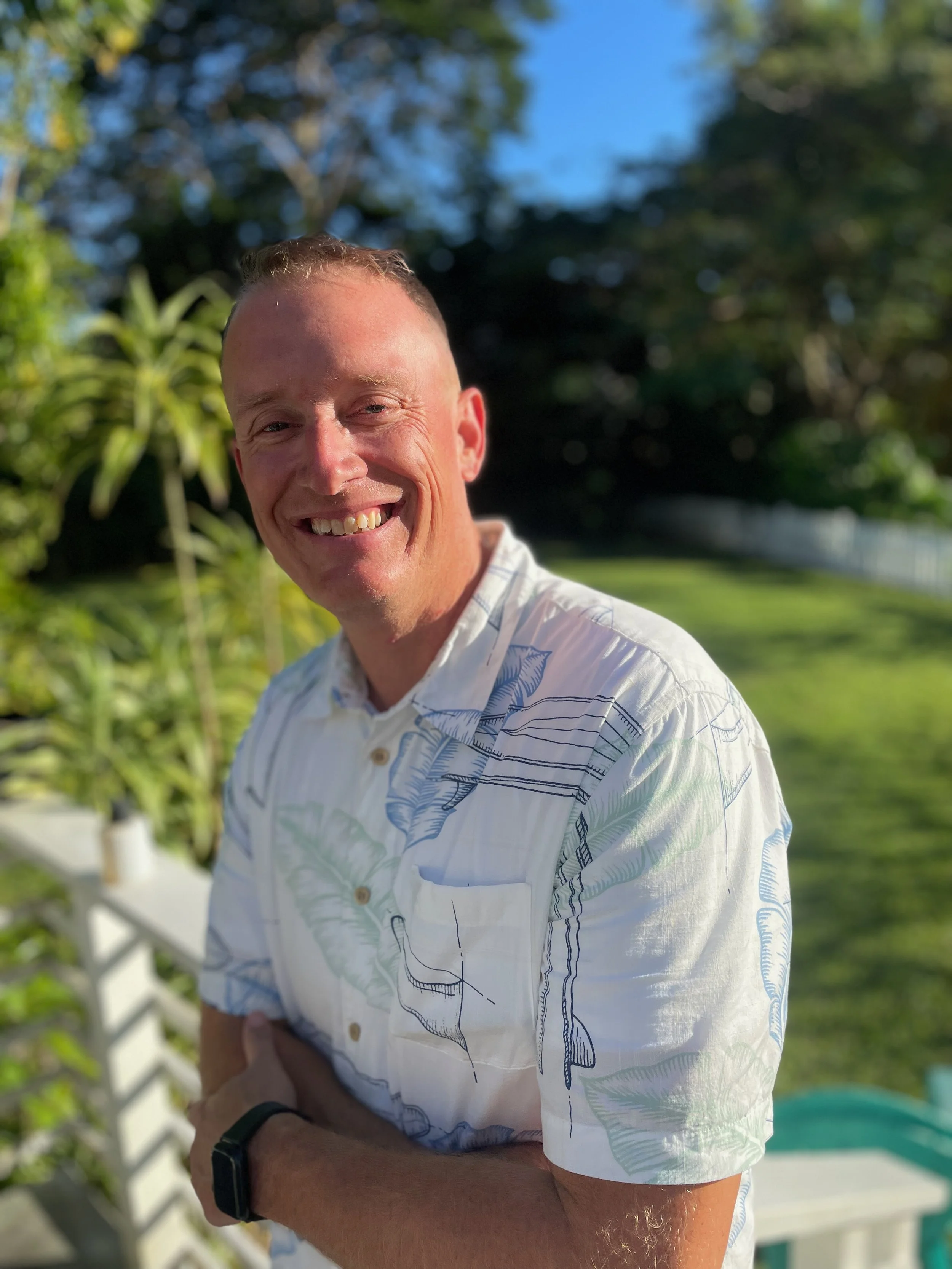 Matthew Hart Senior Chief USN Retired  founder of Anchor Point Kauaʻi home  monitoring services