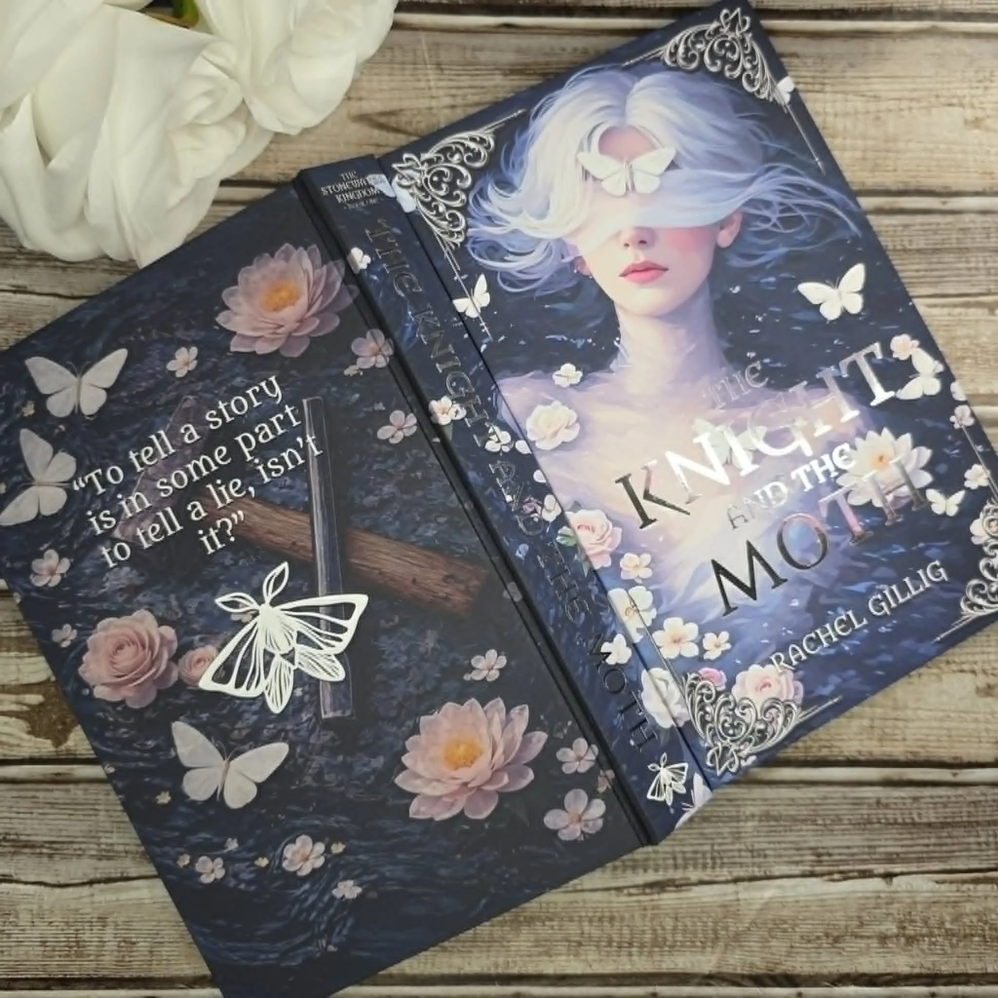 Special Edition The Knight and the Moth front and back cover