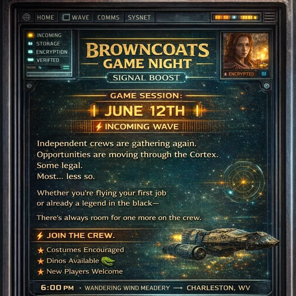 WV Browncoats Game Night