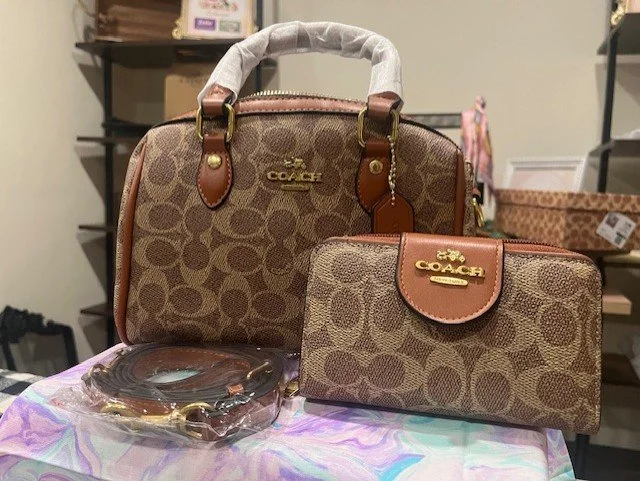 Signature Canvas Handbag Set