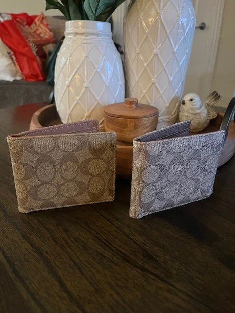 Designer Elegance Compact Wallet