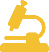 A yellow microscope