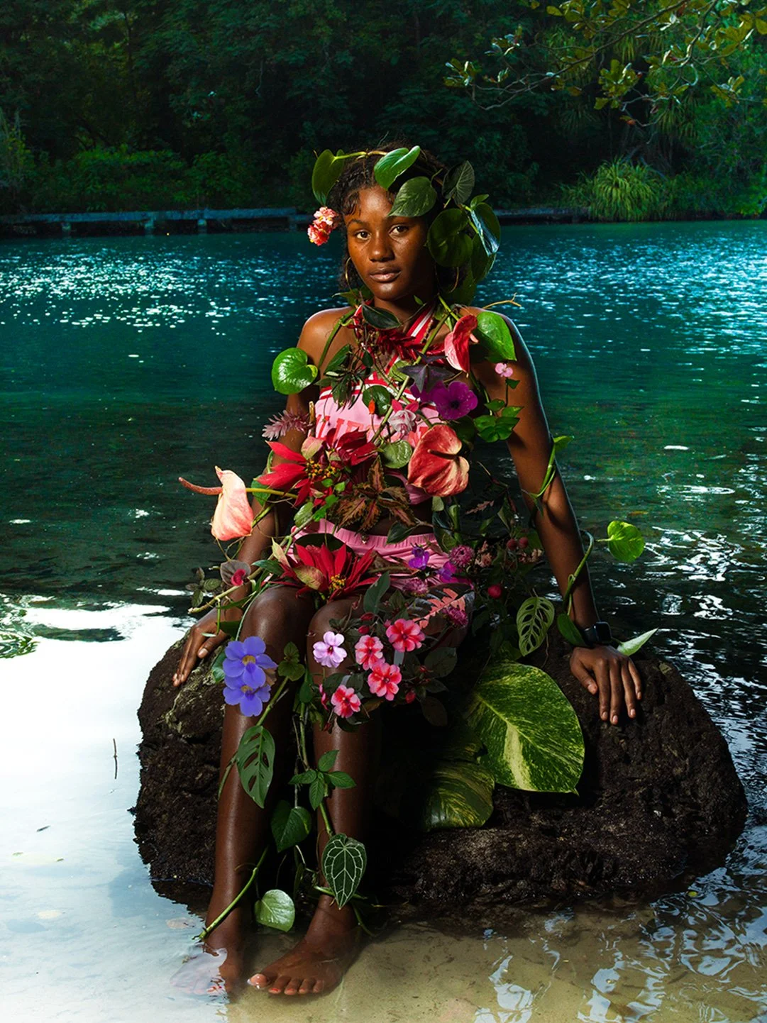 Human Nature Blue Lagoon -  Limited Edition Museum Archival Print - 16" x 20"