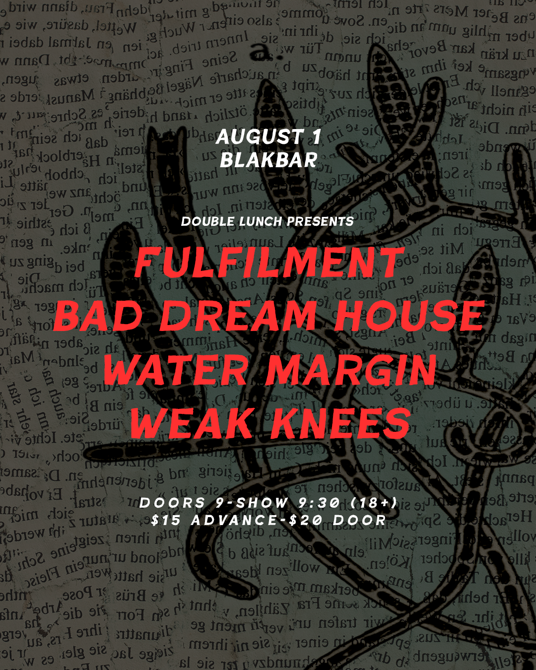 Fulfilment with Bad Dream House & Water Margin