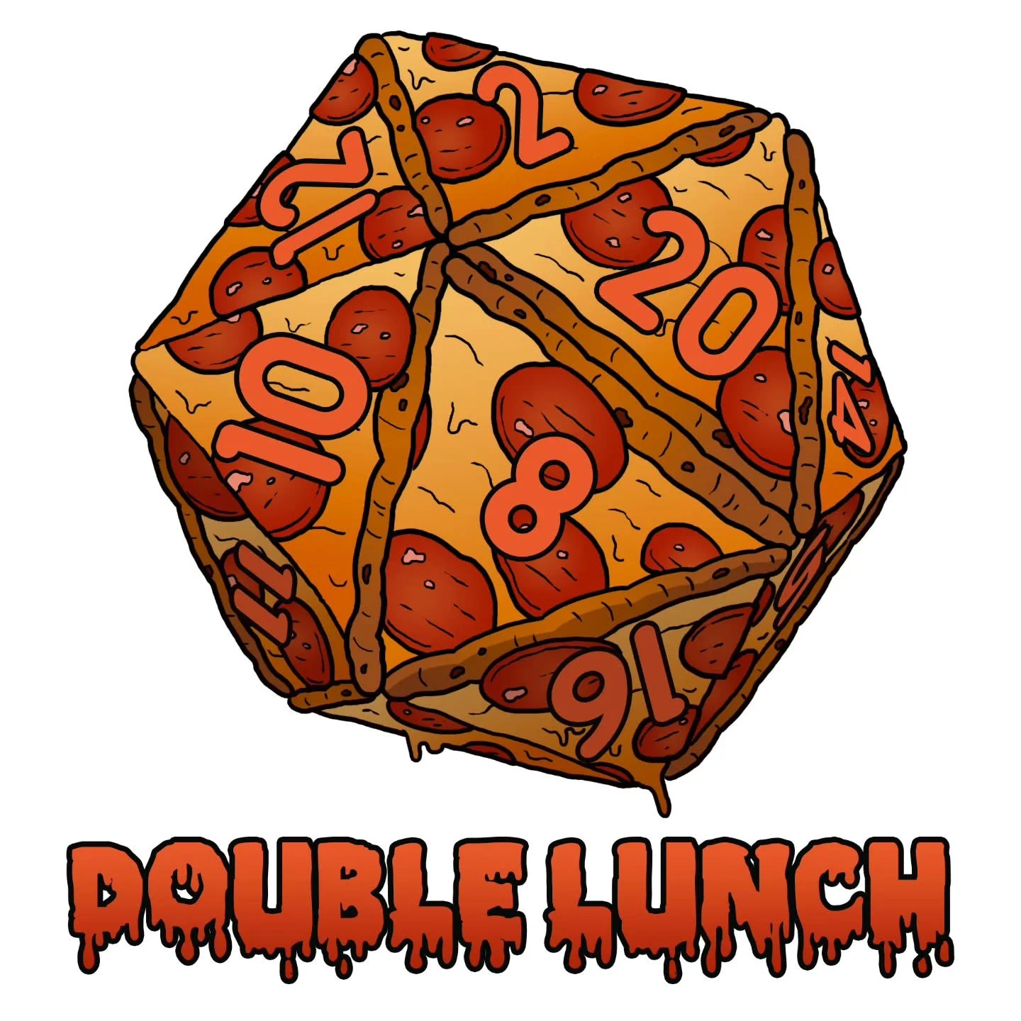 Since tomorrow's show at CKUA is a pizza party, we did another run of pizza D20 stickers. 

We will be selling them for $3 and all money raised will be given to @aviary.edmonton to help recover from the damage from the fire next door!

Cool stickers.