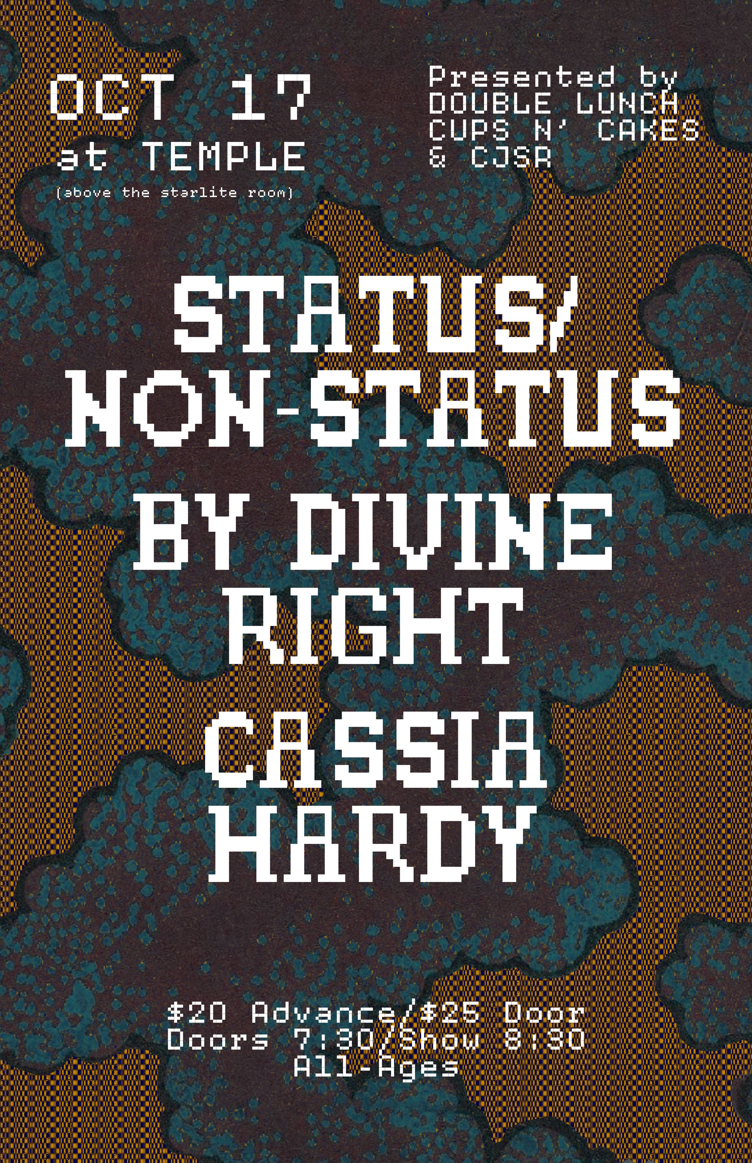 PLAYLIST: Status/Non-Status with By Divine Right and Cassia Hardy
