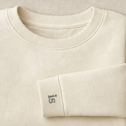 Our intuitive sweatshirt ~ "is" (pearl)
