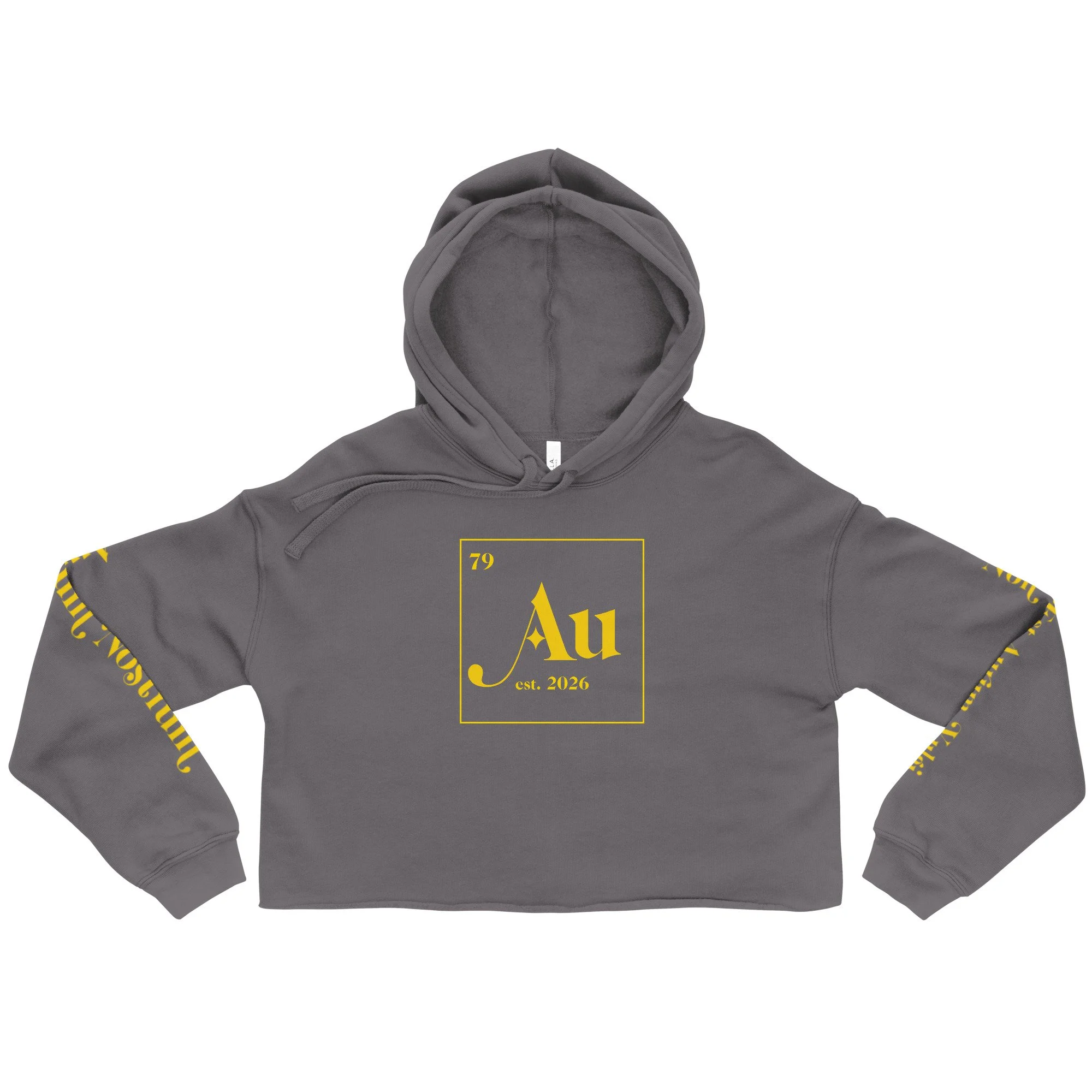 Our Gold Premium Cropped Hoodie