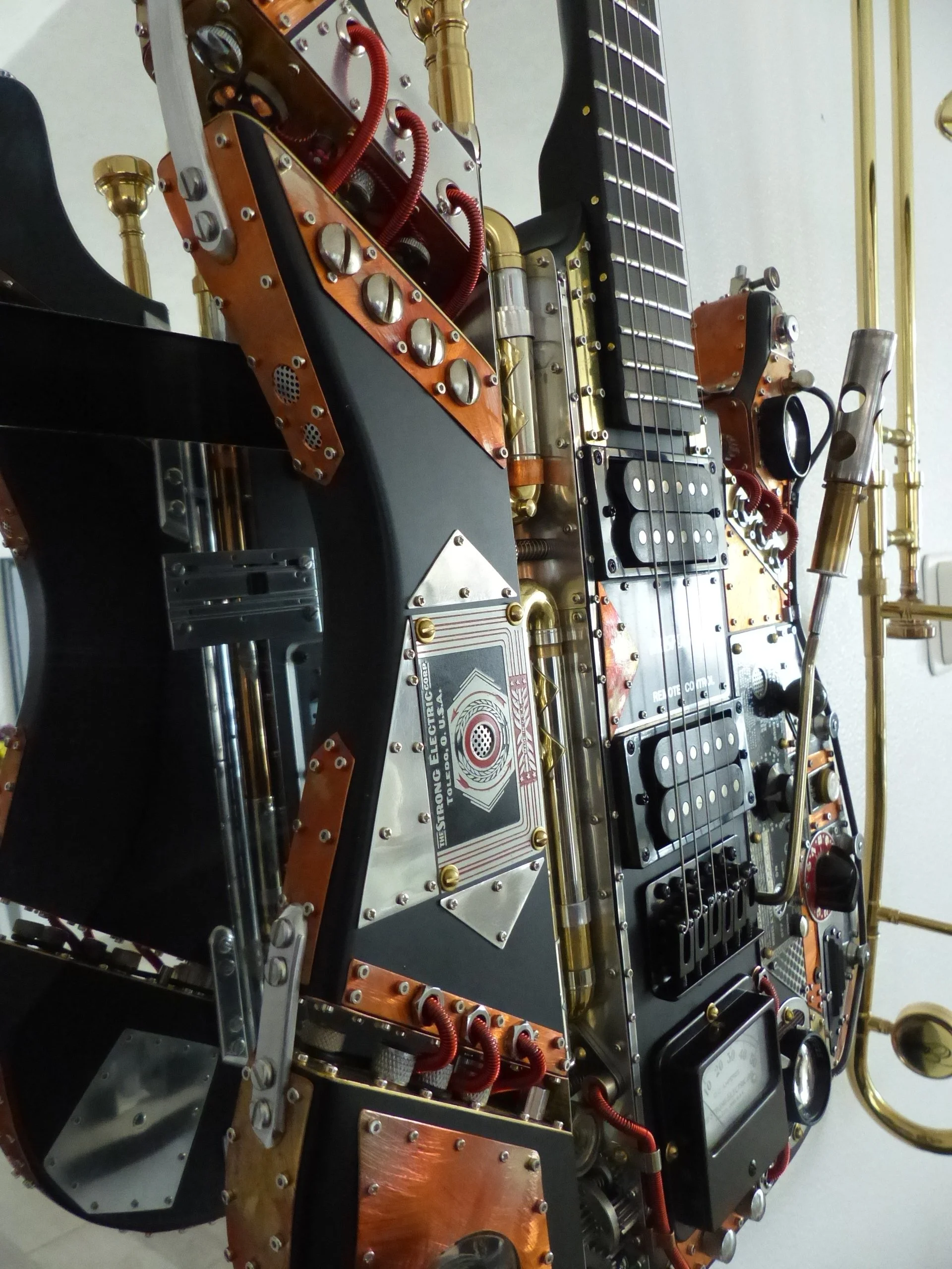 The Strong Electric Steampunk Guitar