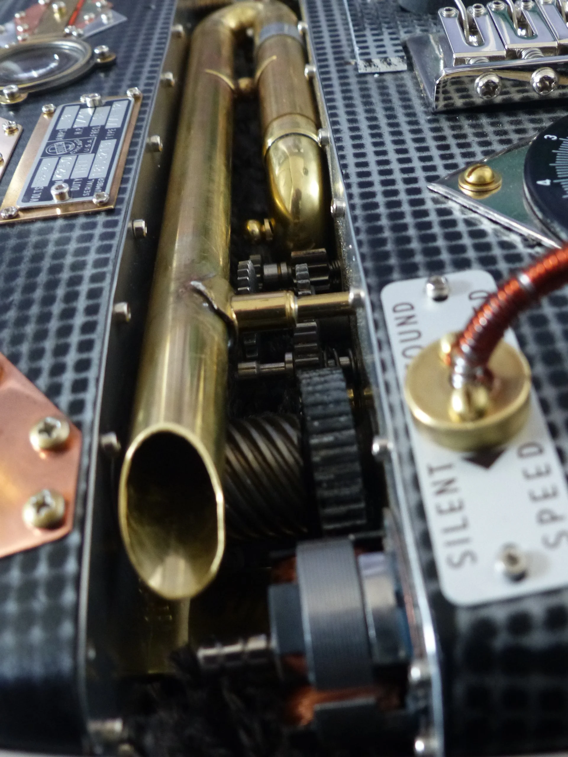 Kodak Pagent Steampunk Guitar