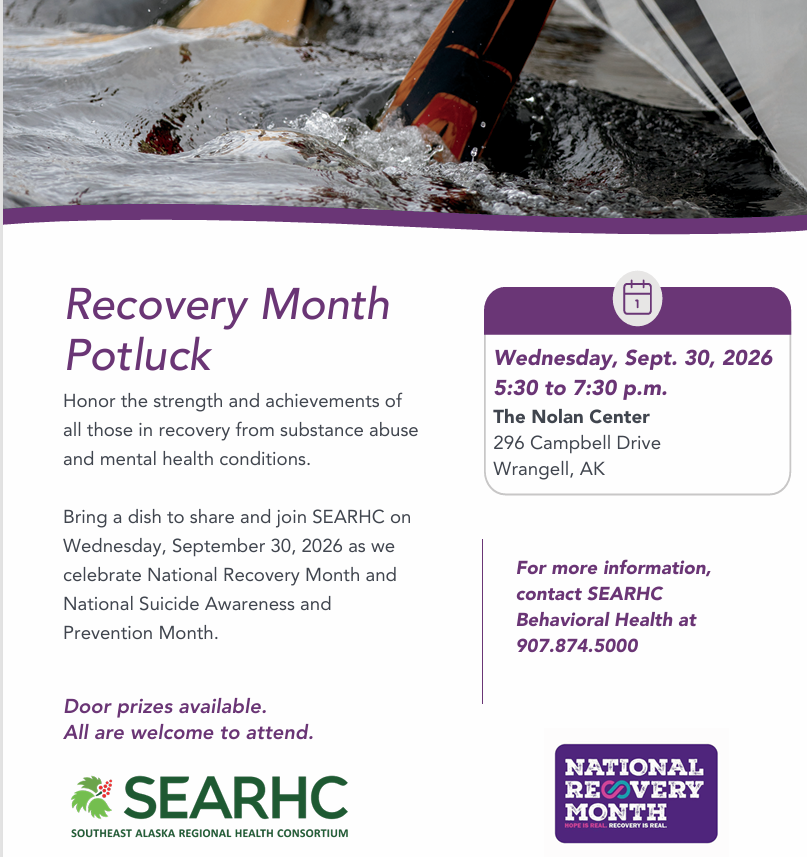 SEARHC National Recovery Month Event 5:00PM