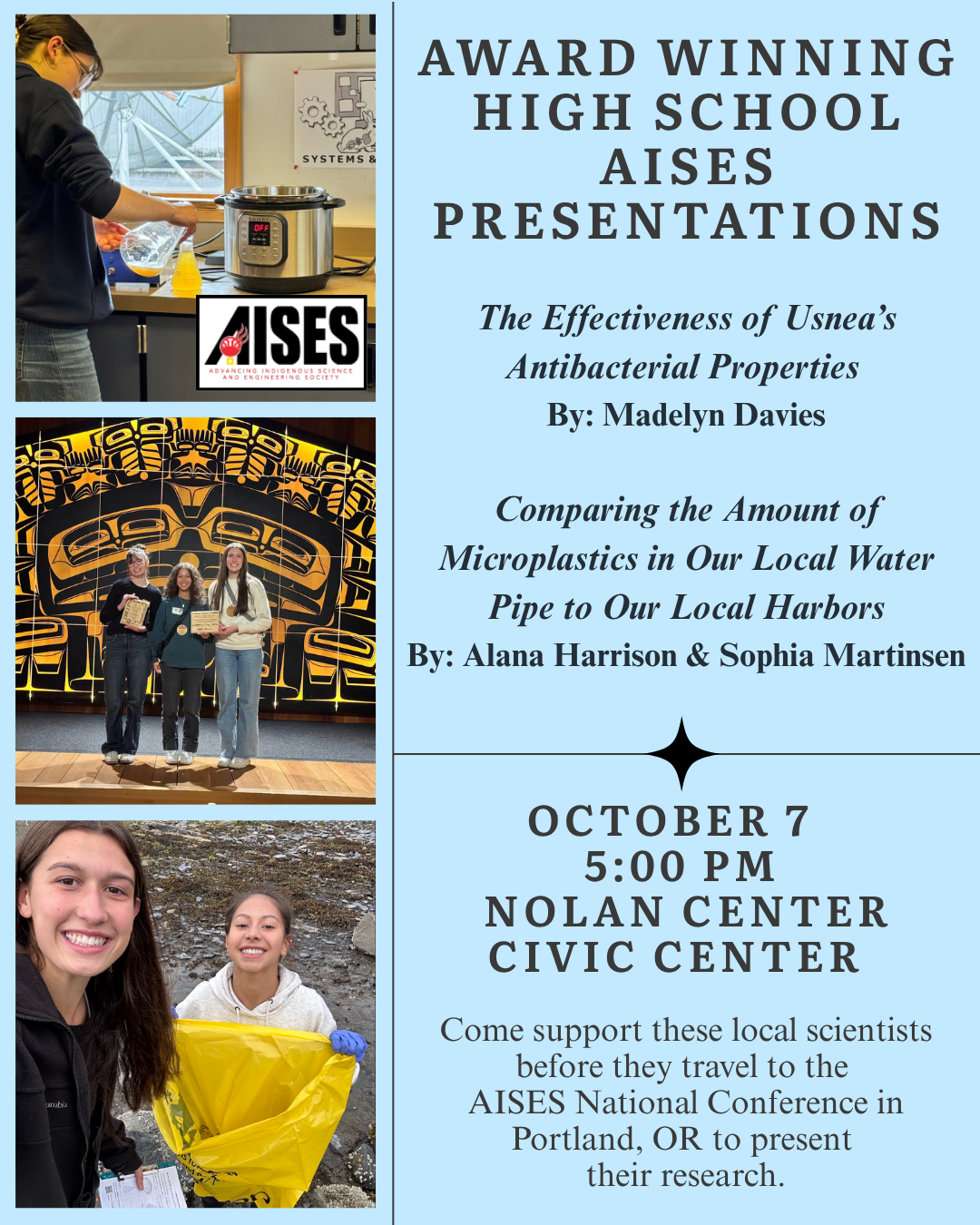 AISES Presentation Civic Center 5:00PM