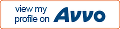 A logo with the word 'Avvo' in blue lowercase letters.