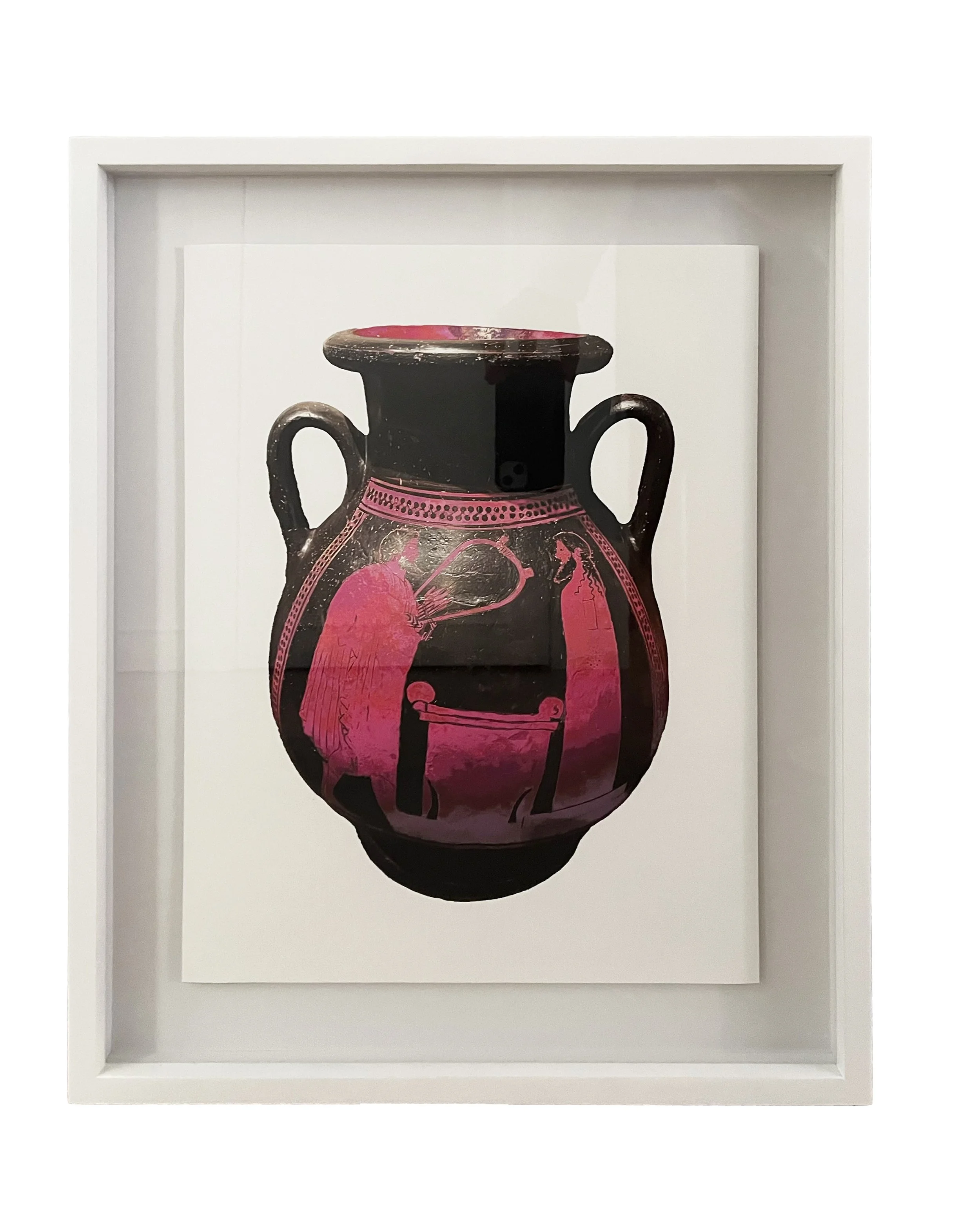 Lámina Arqueológica Jarrón Fucsia
