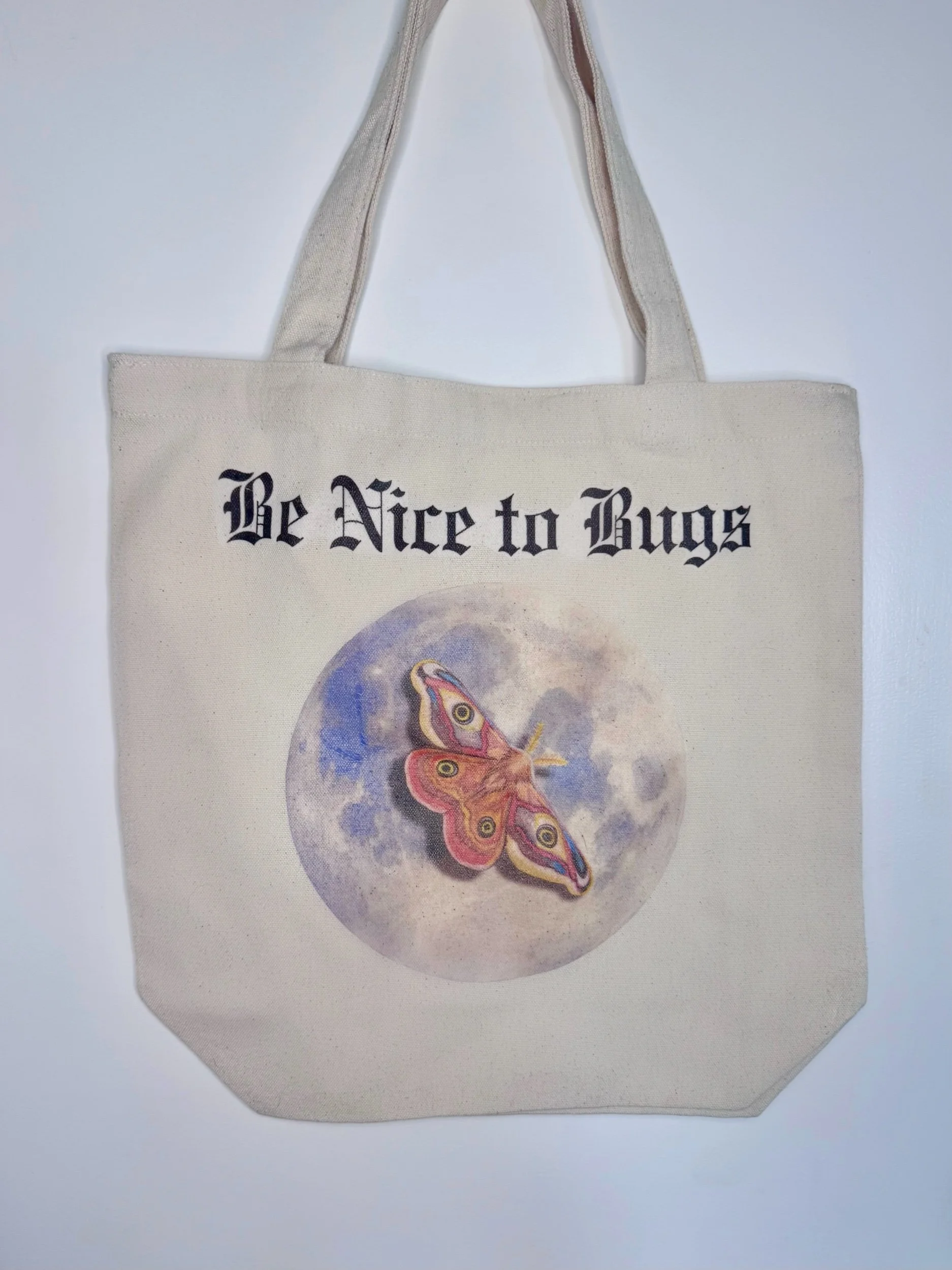‘Be Nice to Bugs’ Tote Bag