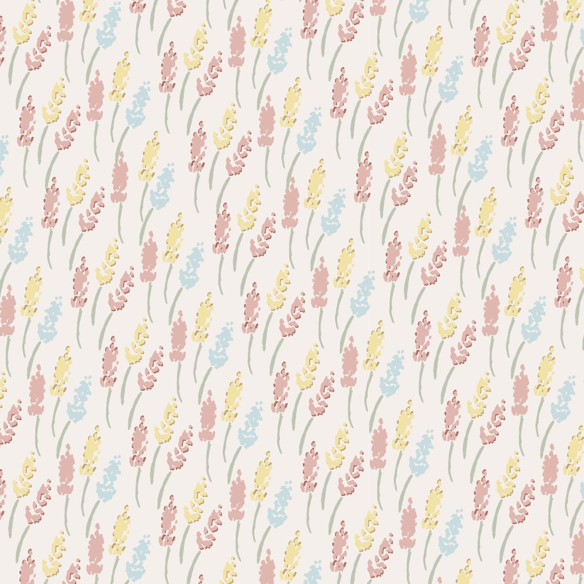 Spring’s Dance floral surface pattern from the Springtime Stories collection by Flourish & Bloom Designs.