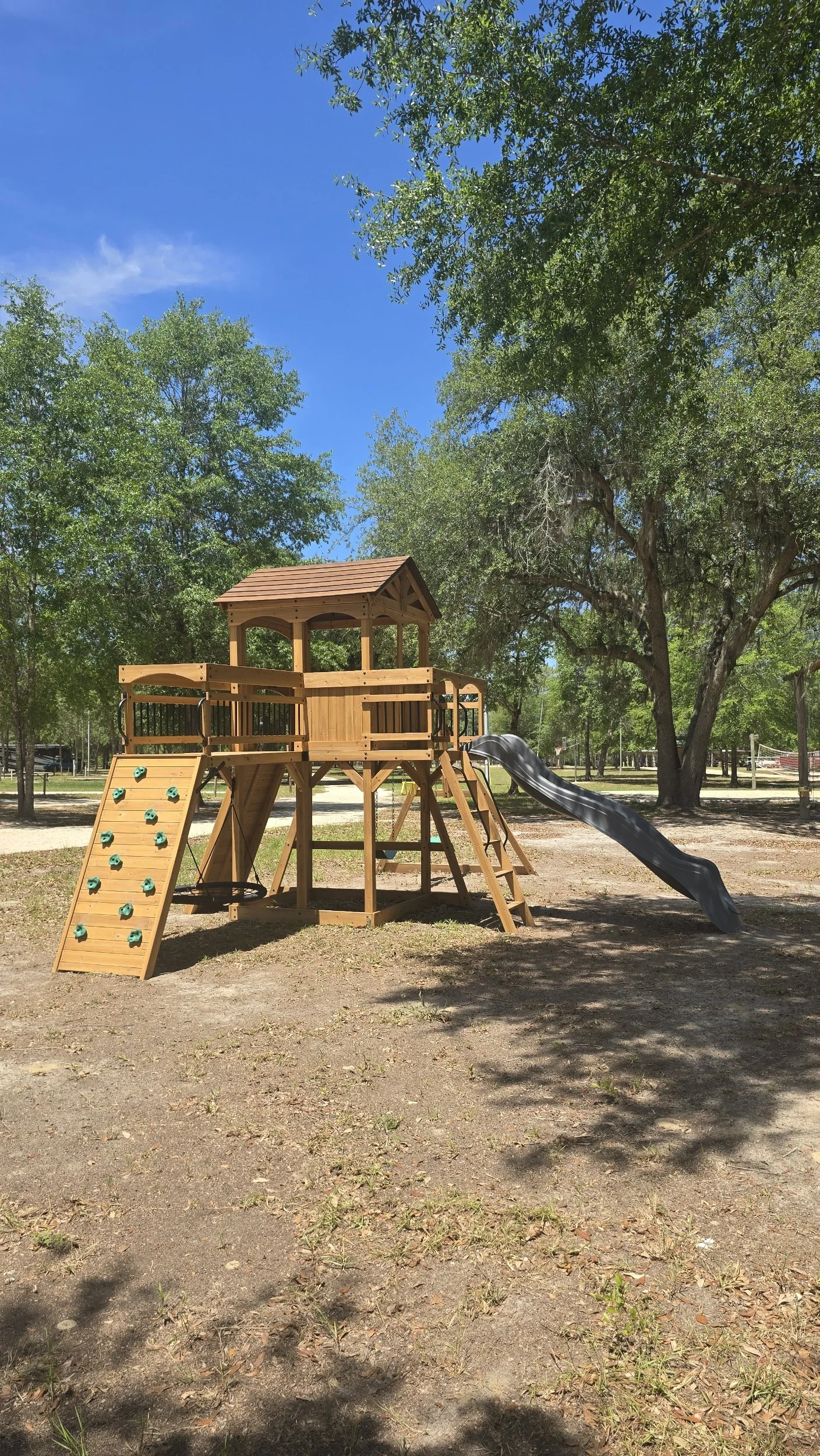 New playground equipment 