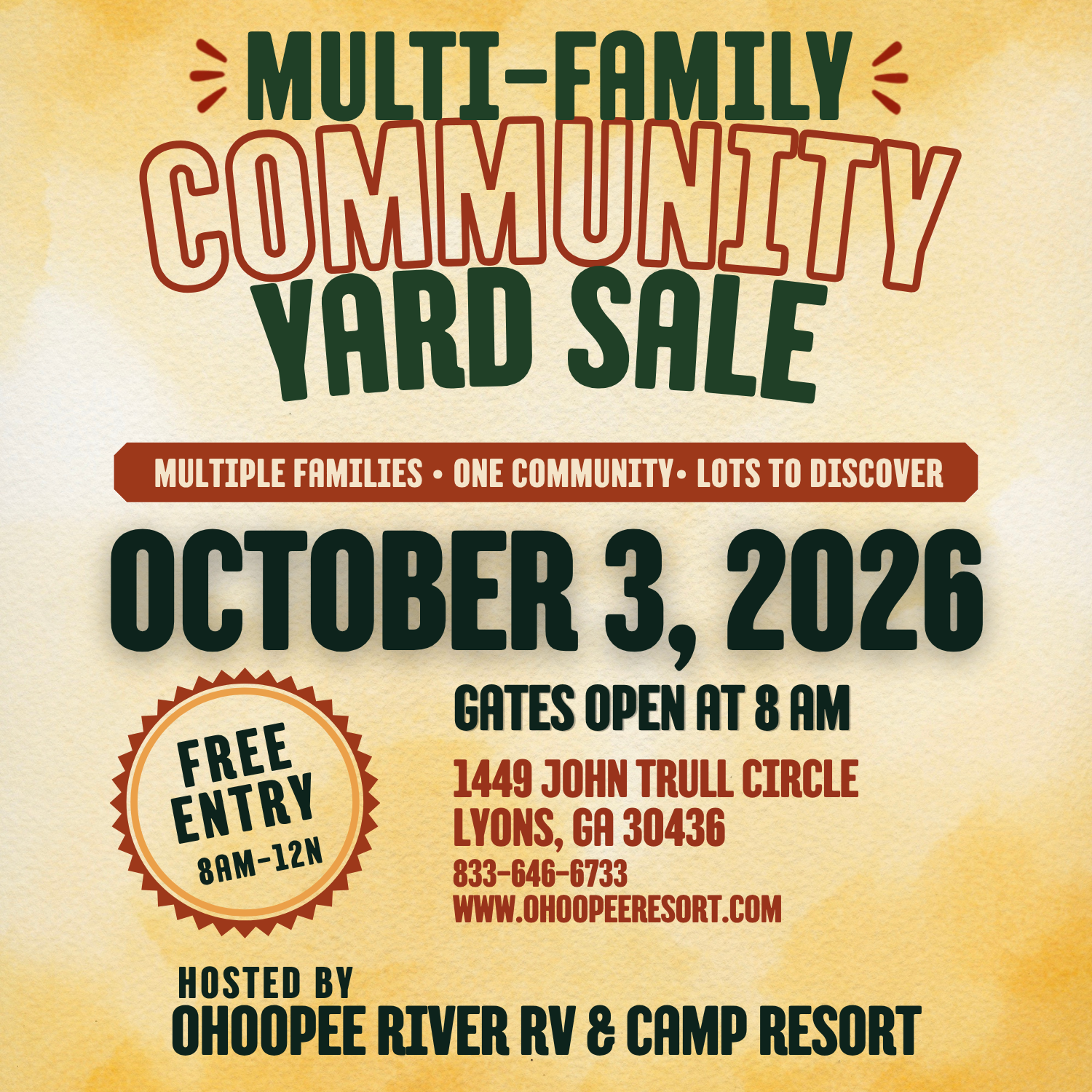 Community Yard Sale